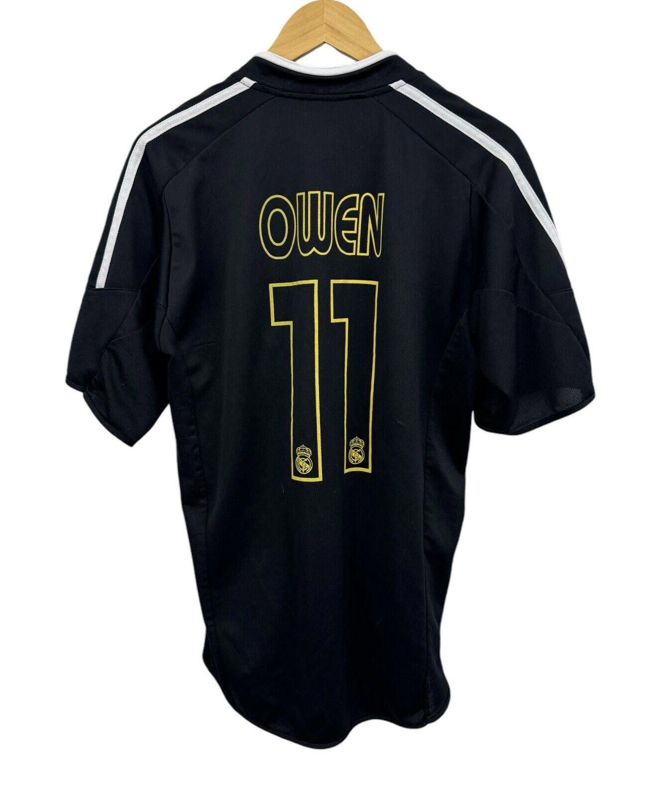 Designer Vintage World Soccer Real Madrid Away #11 Owen Jersey L Size ONE SIZE - 2 Thumbnail