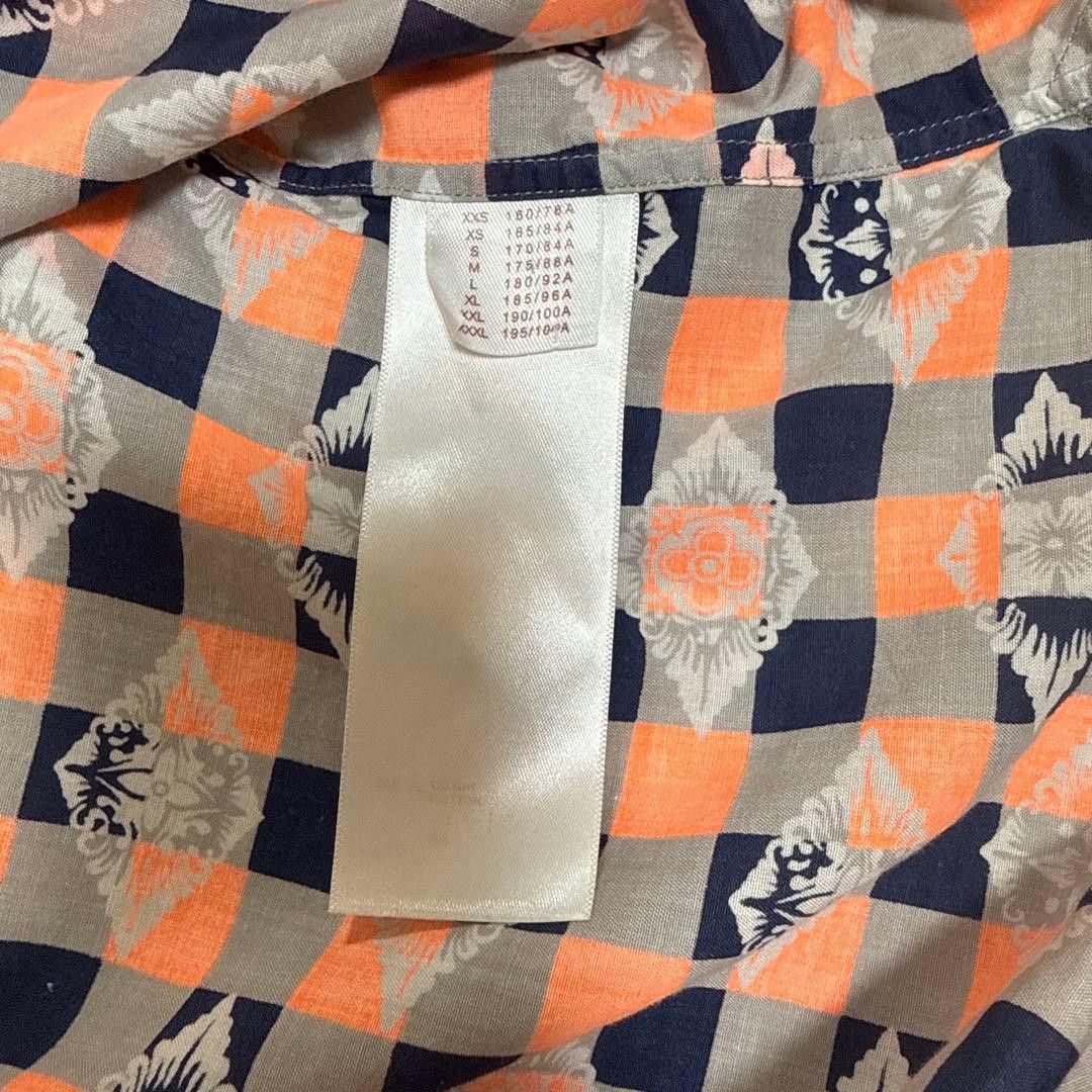 Louis Vuitton Louis Vuitton Neon Orange Monogram Short Sleeve Shirt Size US XXL / EU 58 / 5 - 6 Thumbnail