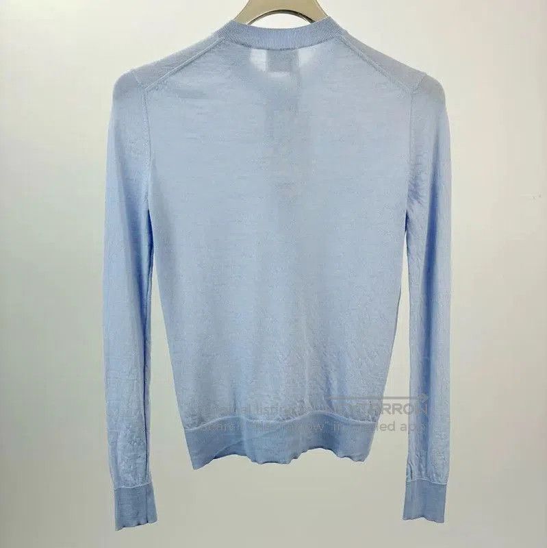 Burberry Burberry Light Blue Women’s Knit Sweater. Size XXS / US 00 / IT 34 - 2 Thumbnail