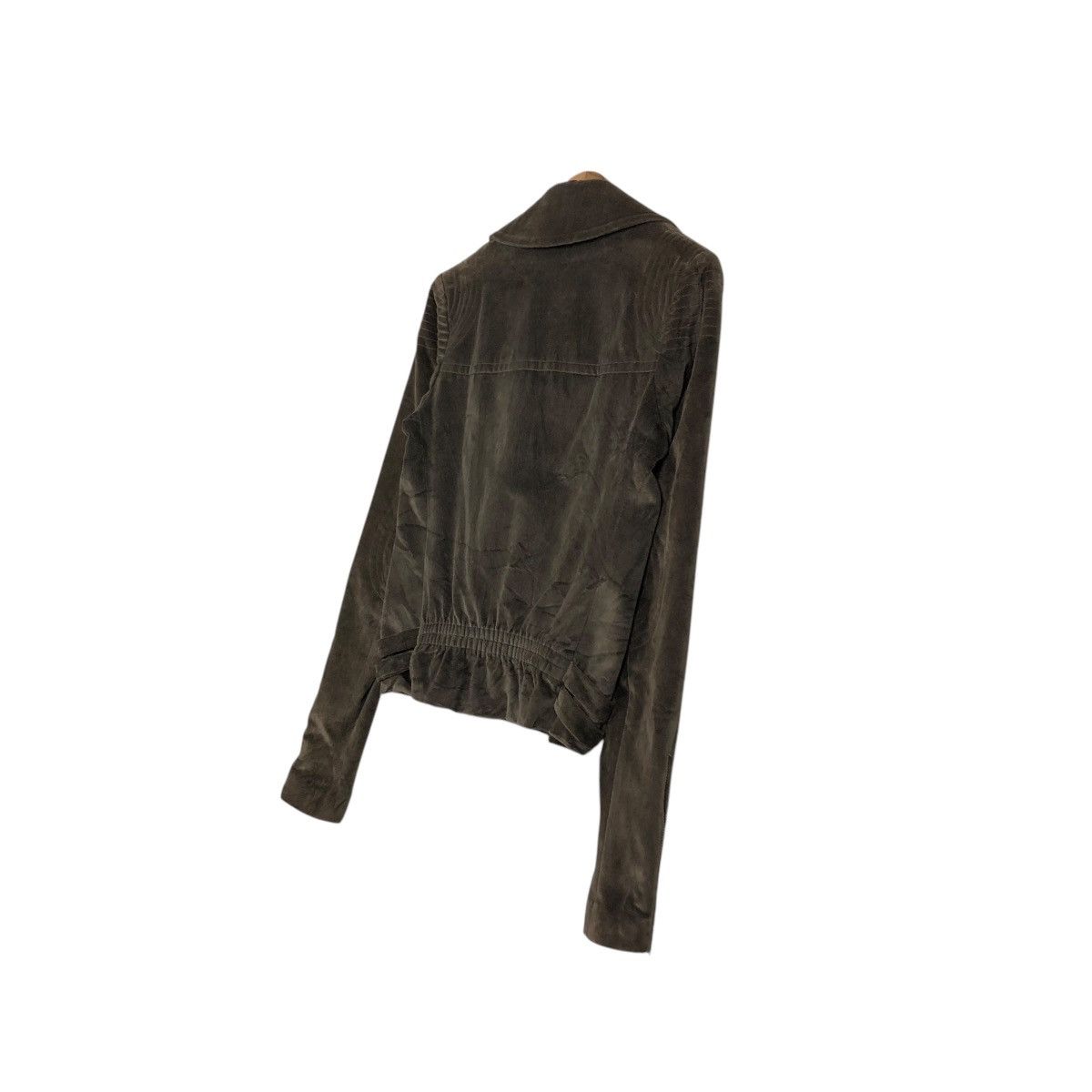 Haider Ackermann 🔥RICH BROWN CROPPED CHORE BIKER JACKET DOUBLE COLLAR Size US S / EU 44-46 / 1 - 12 Thumbnail