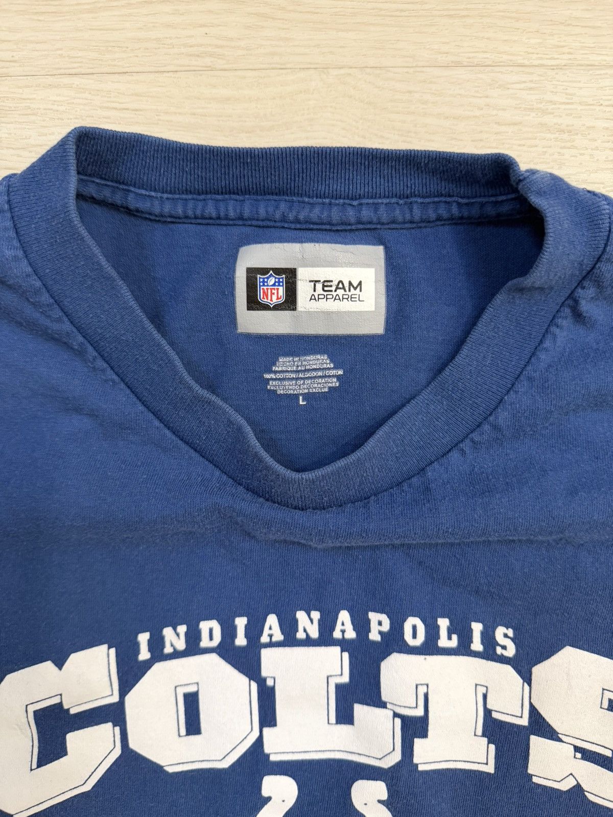 NFL NFL Indianapolis Colts Blue Long Sleeve Shirt Size US L / EU 52-54 / 3 - 5 Thumbnail
