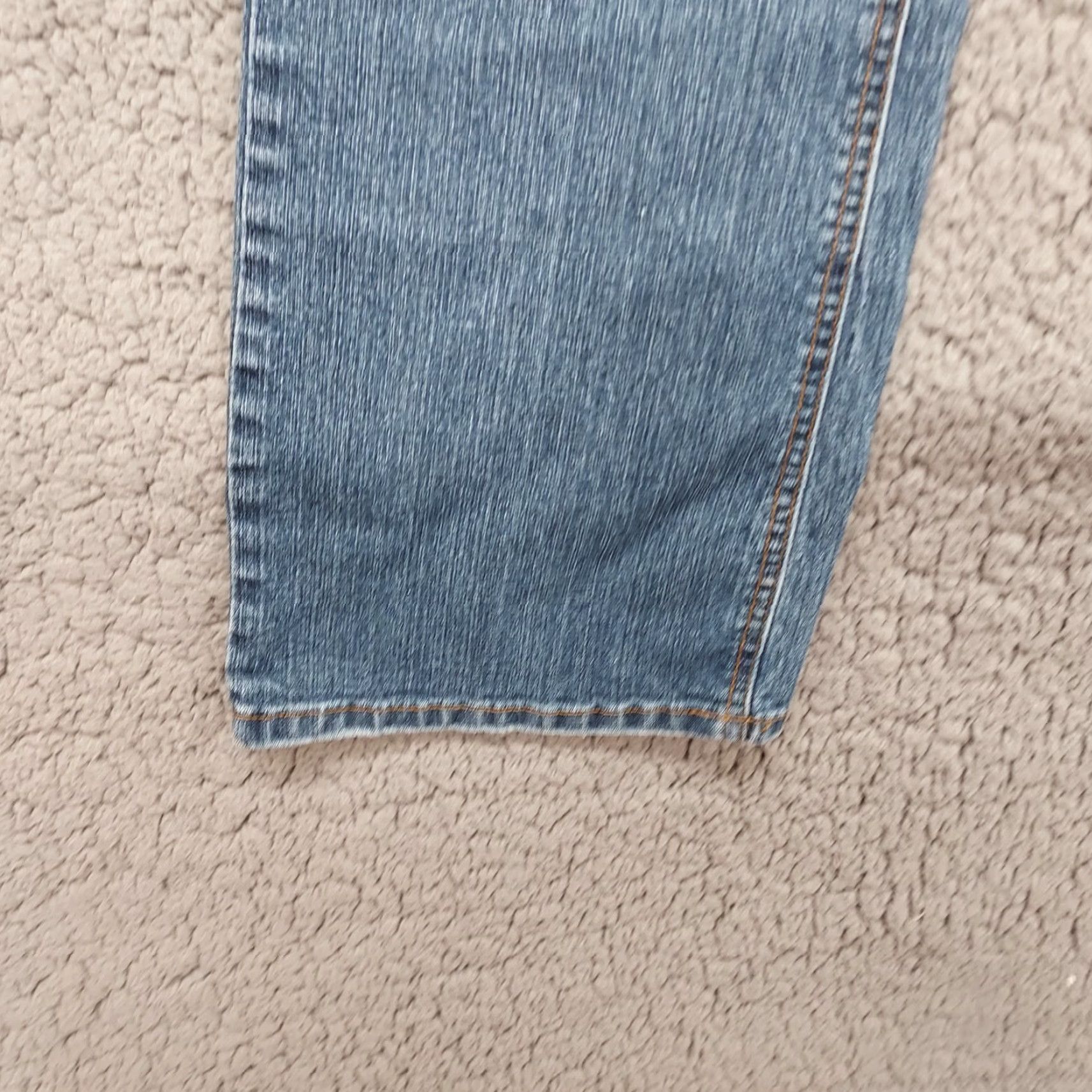 Vintage Cato Jeans Women's 14 Denim Straight High Rise Blue 5-Pocket Regular Stretch Vintage: No (FLAWED) Size 36" / US 14 / IT 50 - 6 Thumbnail