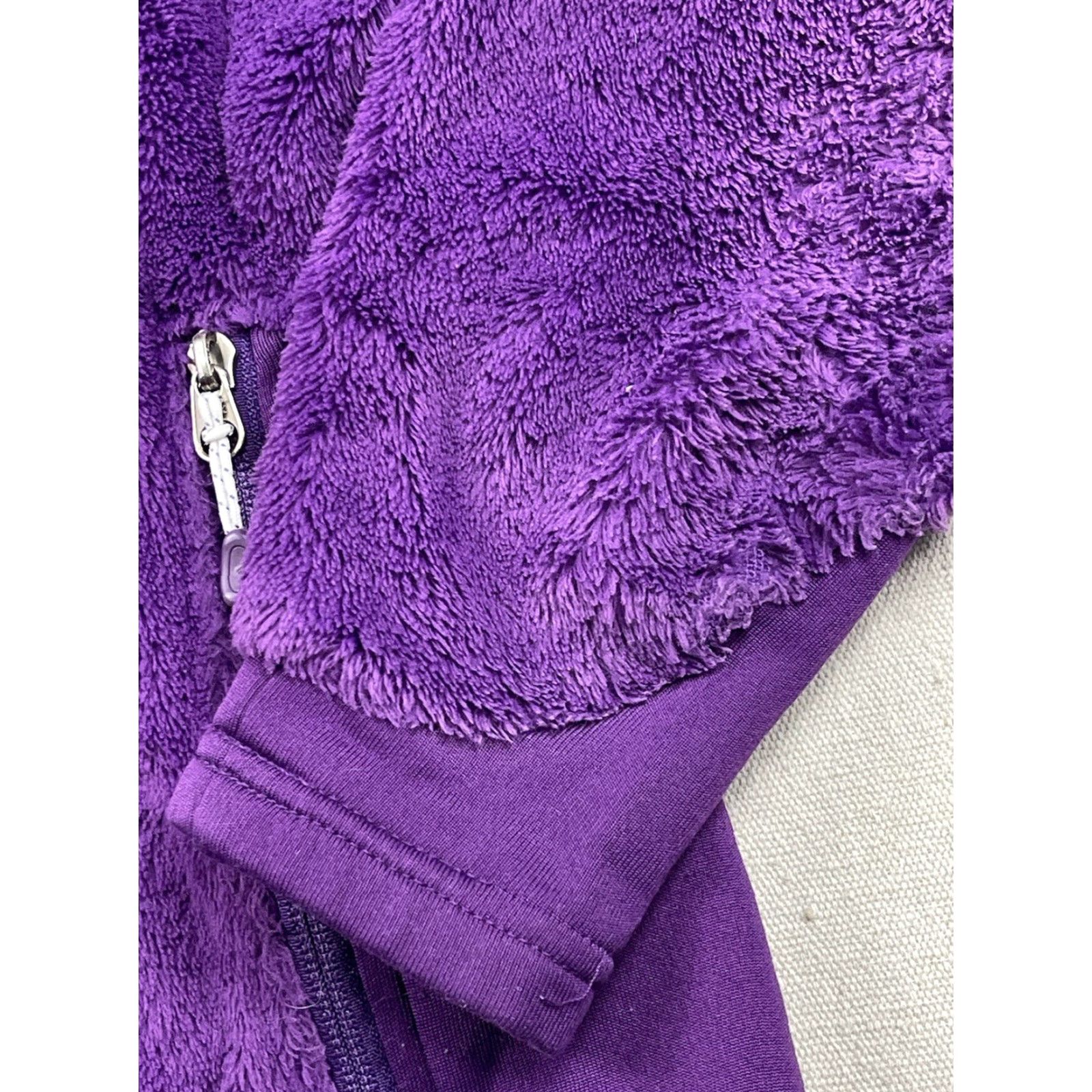 Mountain Hardwear VINTAGE Mountain Hardwear Monkey Jacket Fleece XS Purple Full Zip Pockets Womens Size XS / US 0-2 / IT 36-38 - 5 Thumbnail