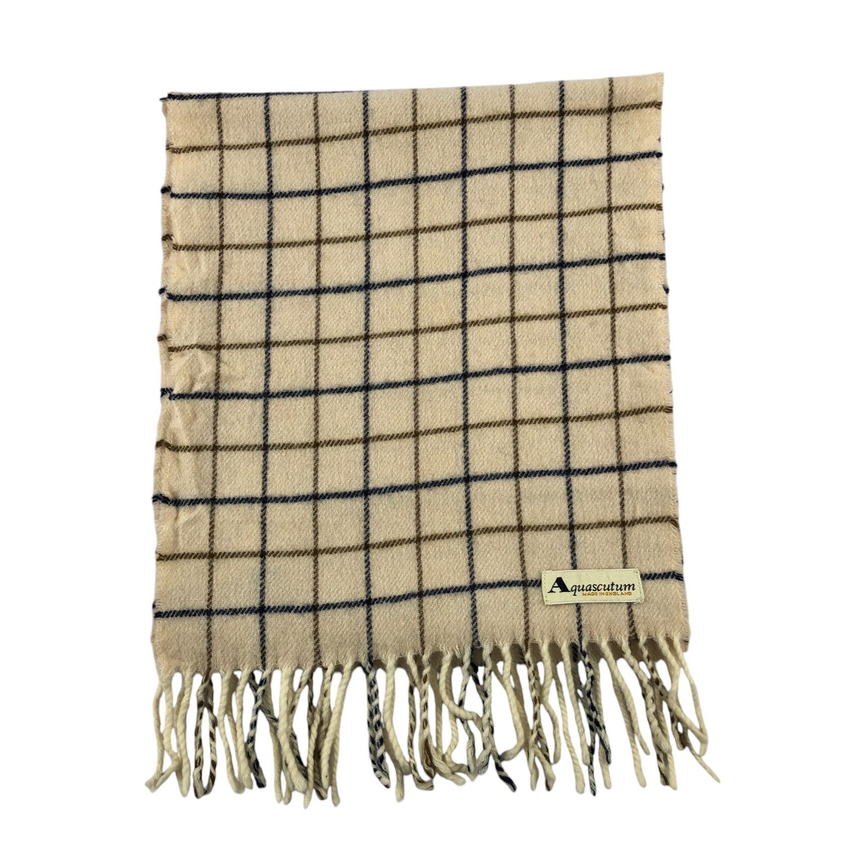 Aquascutum Vintage Aquascutum Scarf - WW3266 Size ONE SIZE - 2 Thumbnail