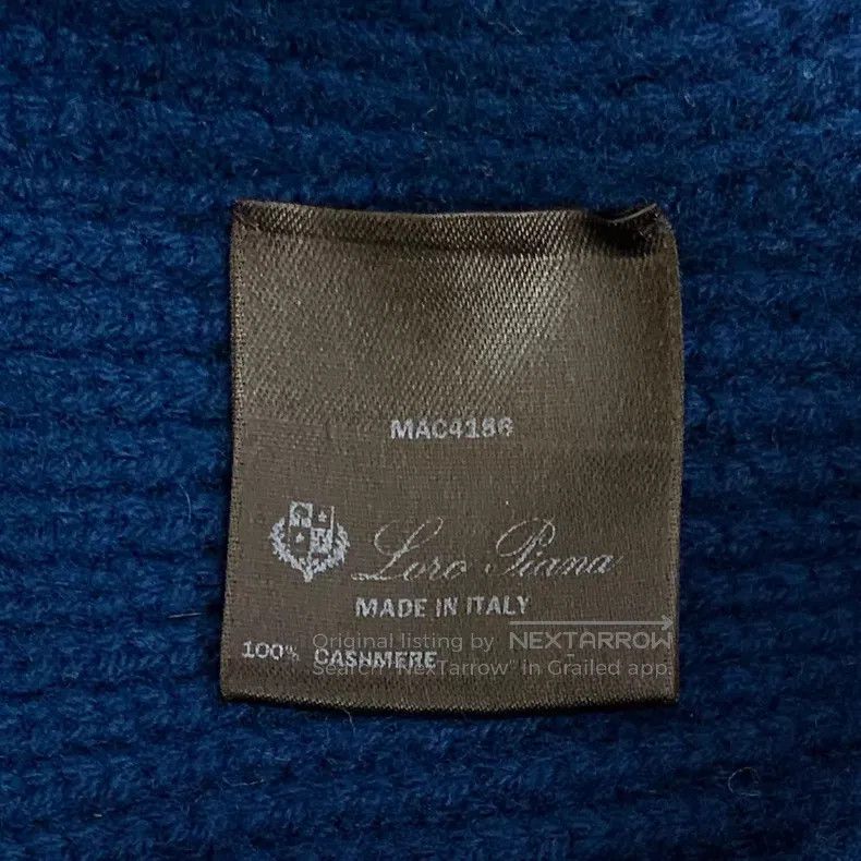 Loro Piana Loro Piana Navy blue cashmere hooded zippered long sleeve Size S / US 4 / IT 40 - 6 Thumbnail