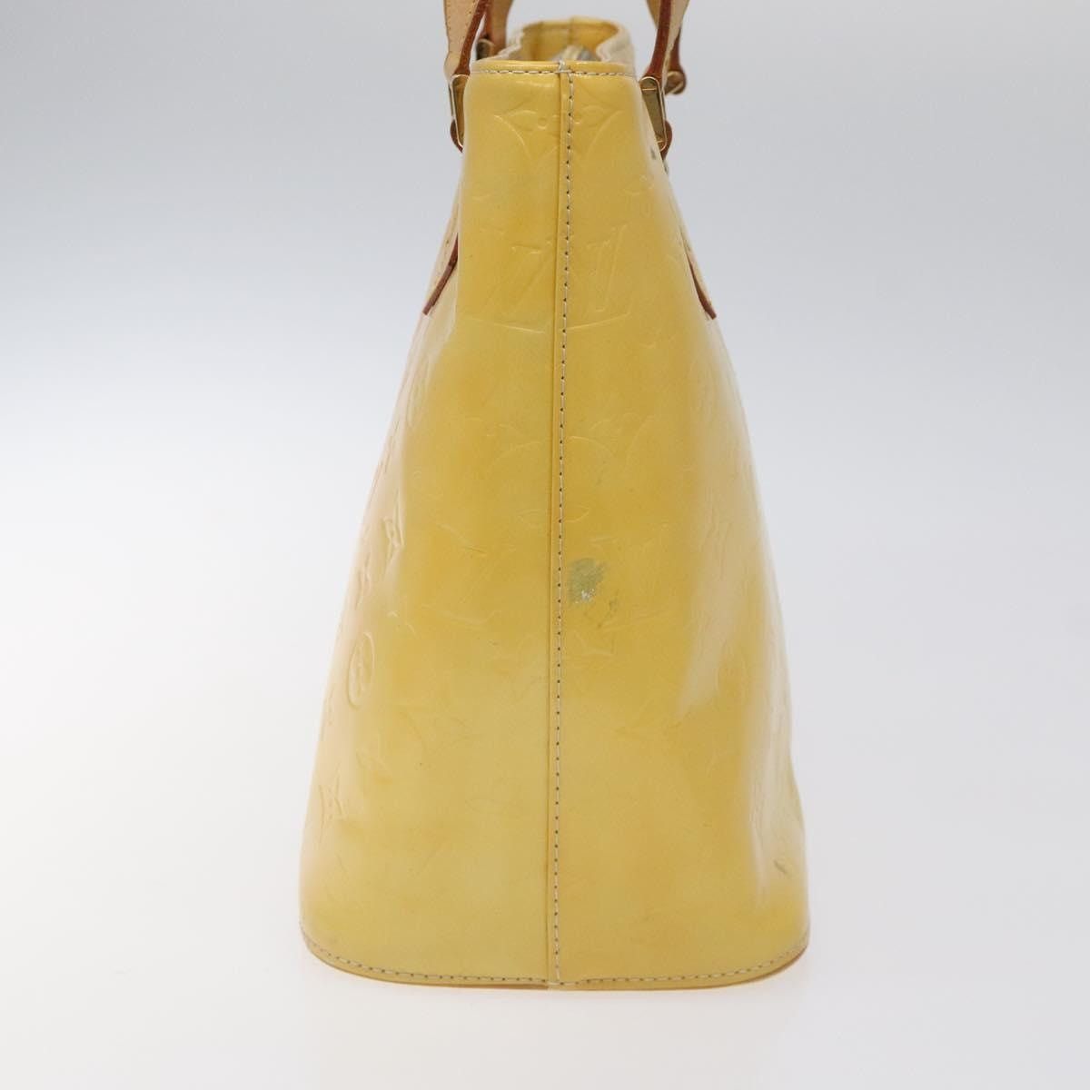 Louis Vuitton LOUIS VUITTON Monogram Vernis Houston Hand Bag Gris M91053 Size ONE SIZE - 5 Thumbnail