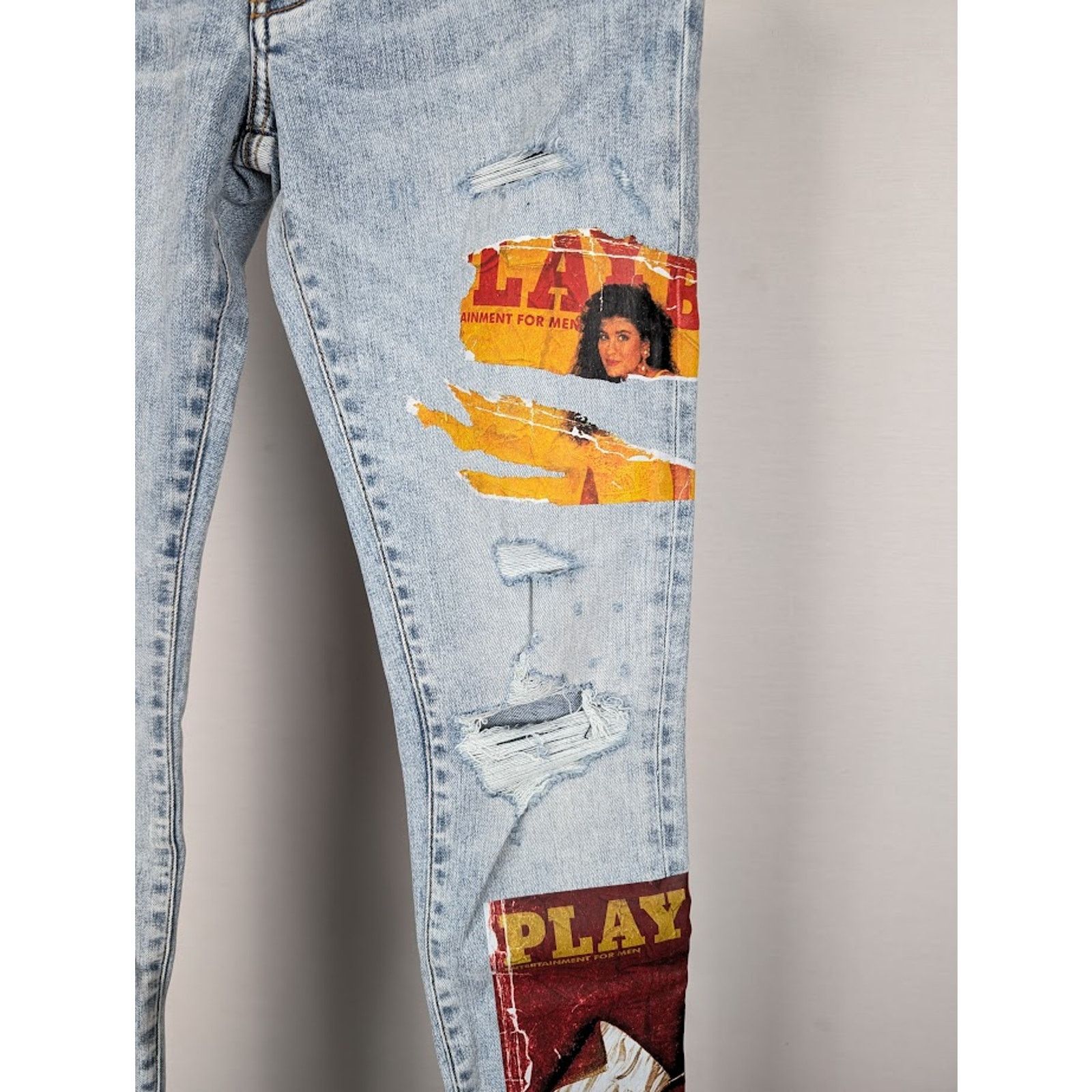 Amiri o1rshd1 Q:2 / Playboy Magazine Jean in LT.Vintage Size US 38 / EU 54 - 6 Thumbnail