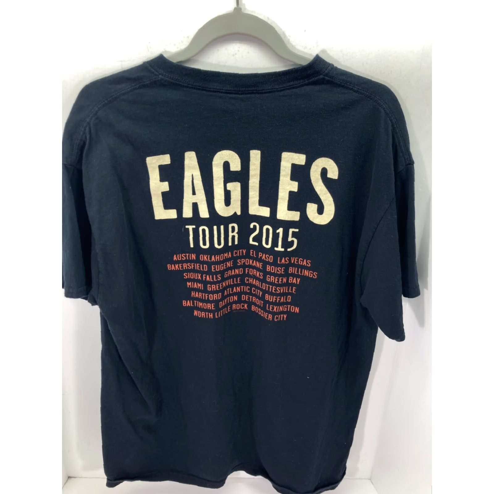 Gildan VINTAGE The Eagles Hotel California Concert Nike Shirt Mens S Black Graphic Gildan Cotton Size US S / EU 44-46 / 1 - 7 Thumbnail