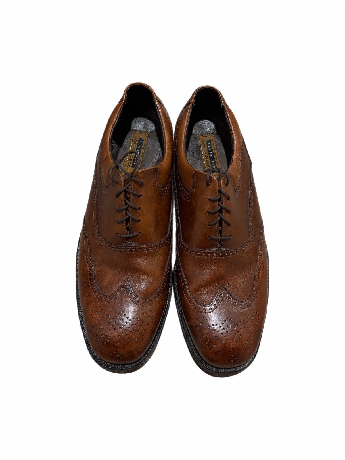 Florsheim Florsheim Magneforce Wingtip Oxford Dress Shoes Brown Size US 11 / EU 44 - 1 Thumbnail
