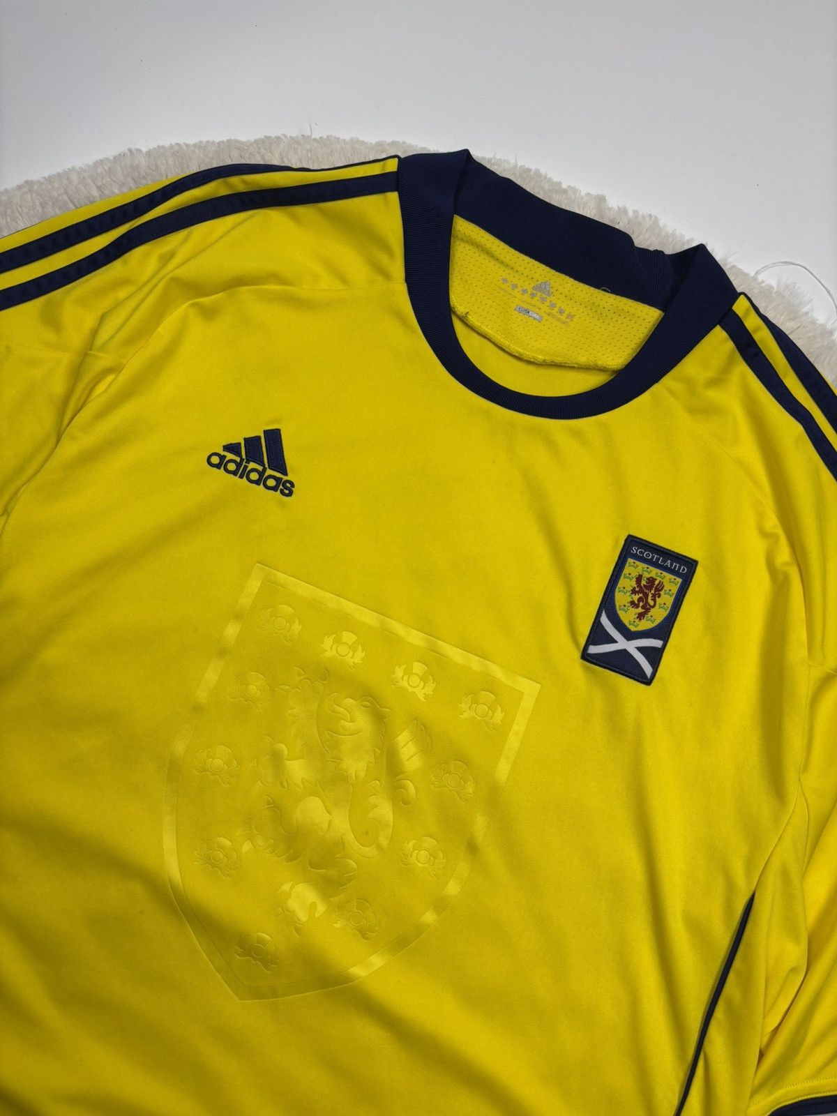 Adidas Adidas Scotland National Team 2010/11 Vintage Soccer Jersey Size US XL / EU 56 / 4 - 2 Thumbnail