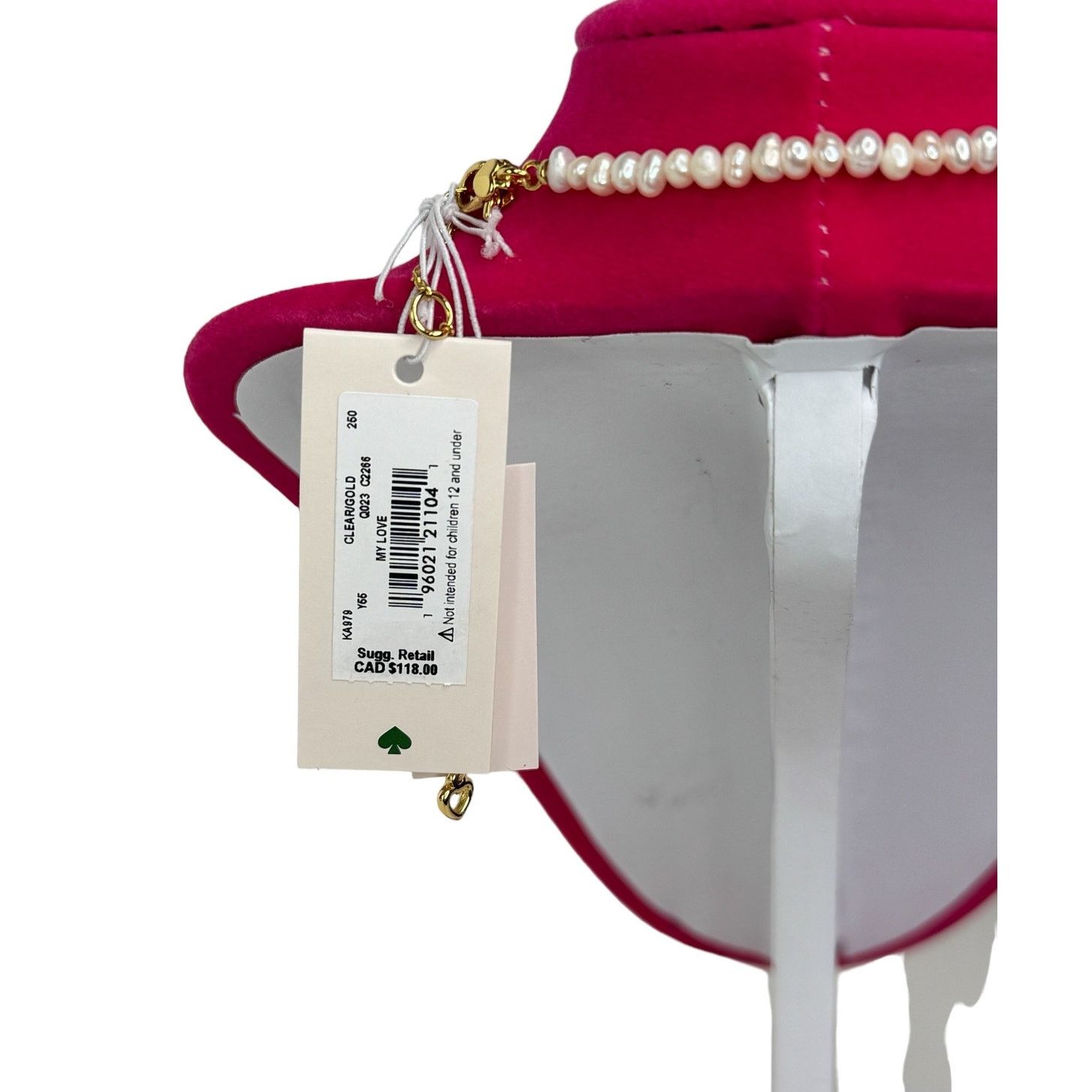Kate Spade Kate Spade My Love Pearl Heart Pendant women necklace Size ONE SIZE - 6 Thumbnail