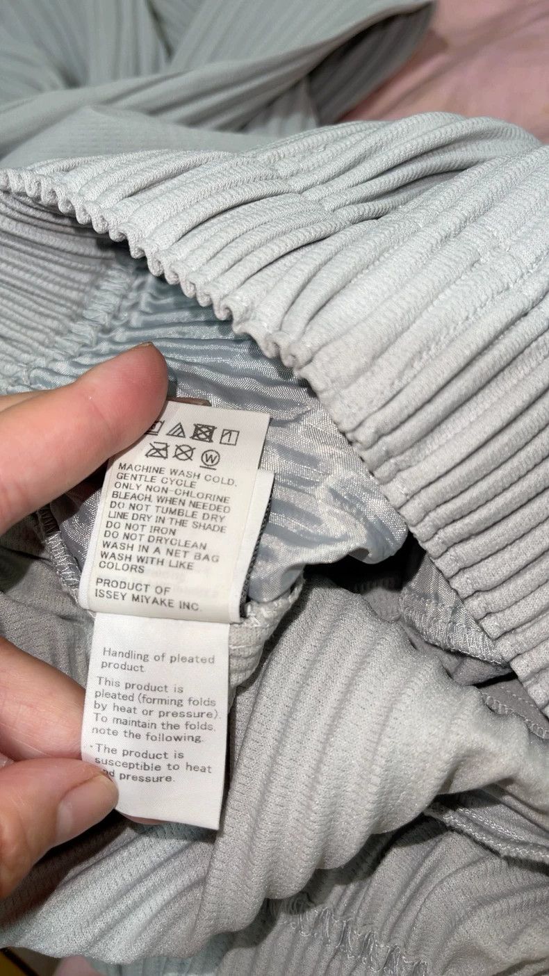 Issey Miyake Issey Miyake size:1 Grey pleated casual pants Size 22" - 7 Thumbnail