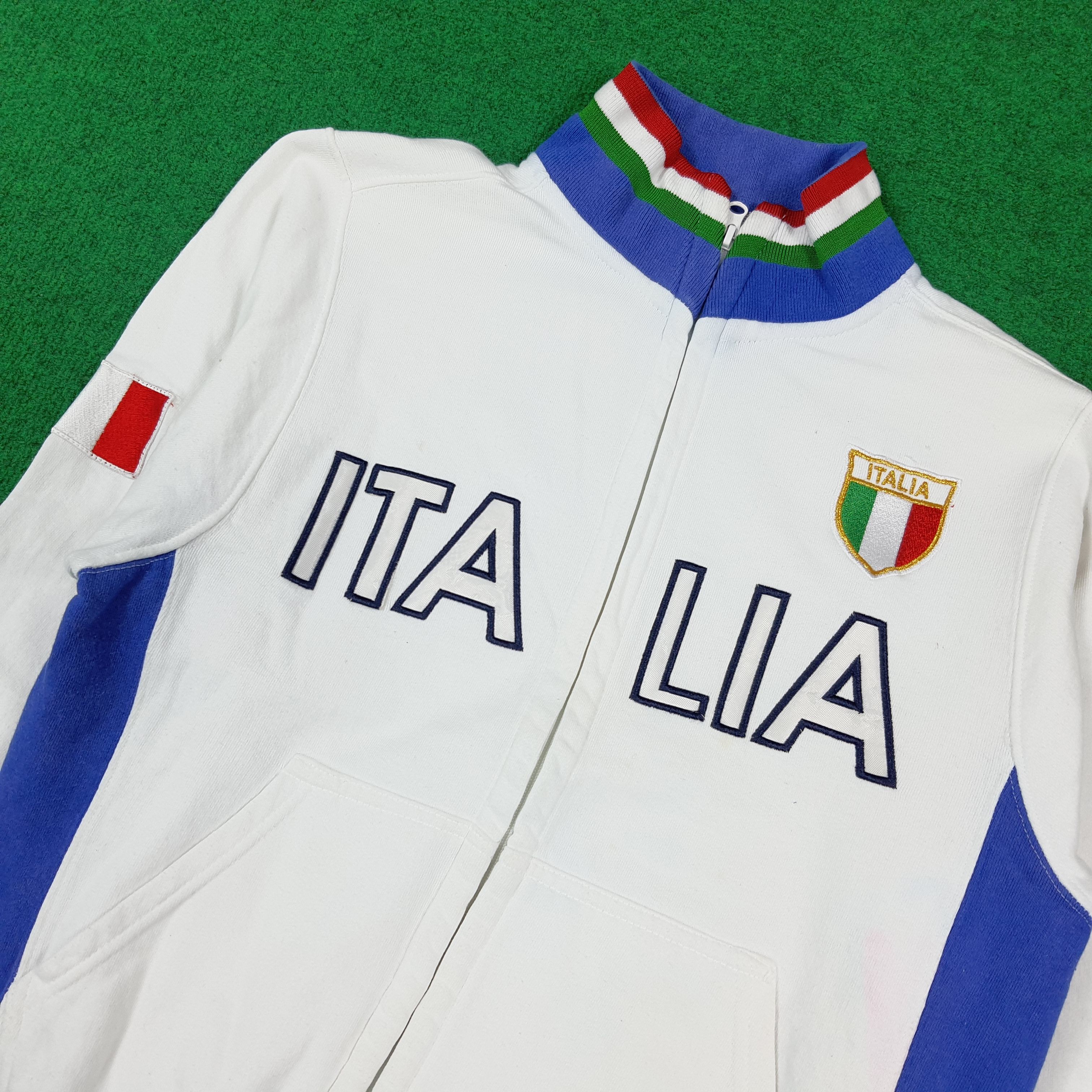 Vintage Vintage 90s Italy National Team Track Jacket Italia C295N26 Size US S / EU 44-46 / 1 - 2 Thumbnail