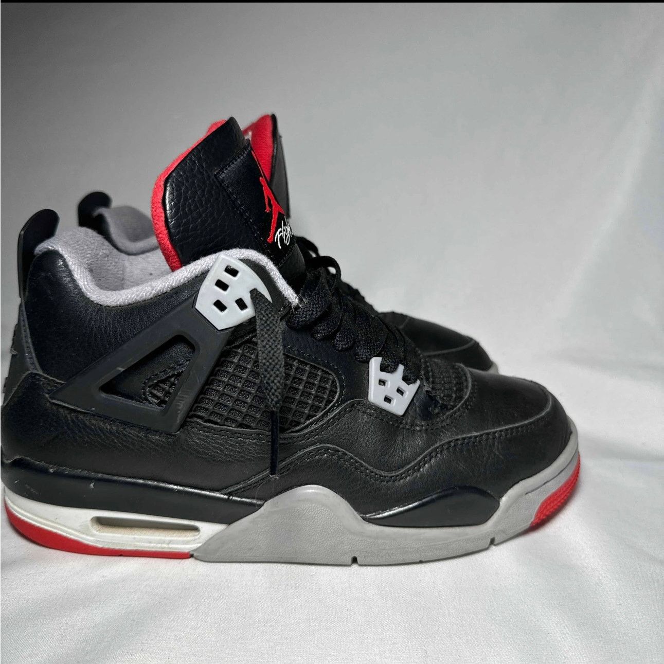 Jordan Brand × Nike Size 6 - Air Jordan 4 Retro GS Bred Reimagined Men's Shoes Size US 6 / EU 39 - 1 Thumbnail