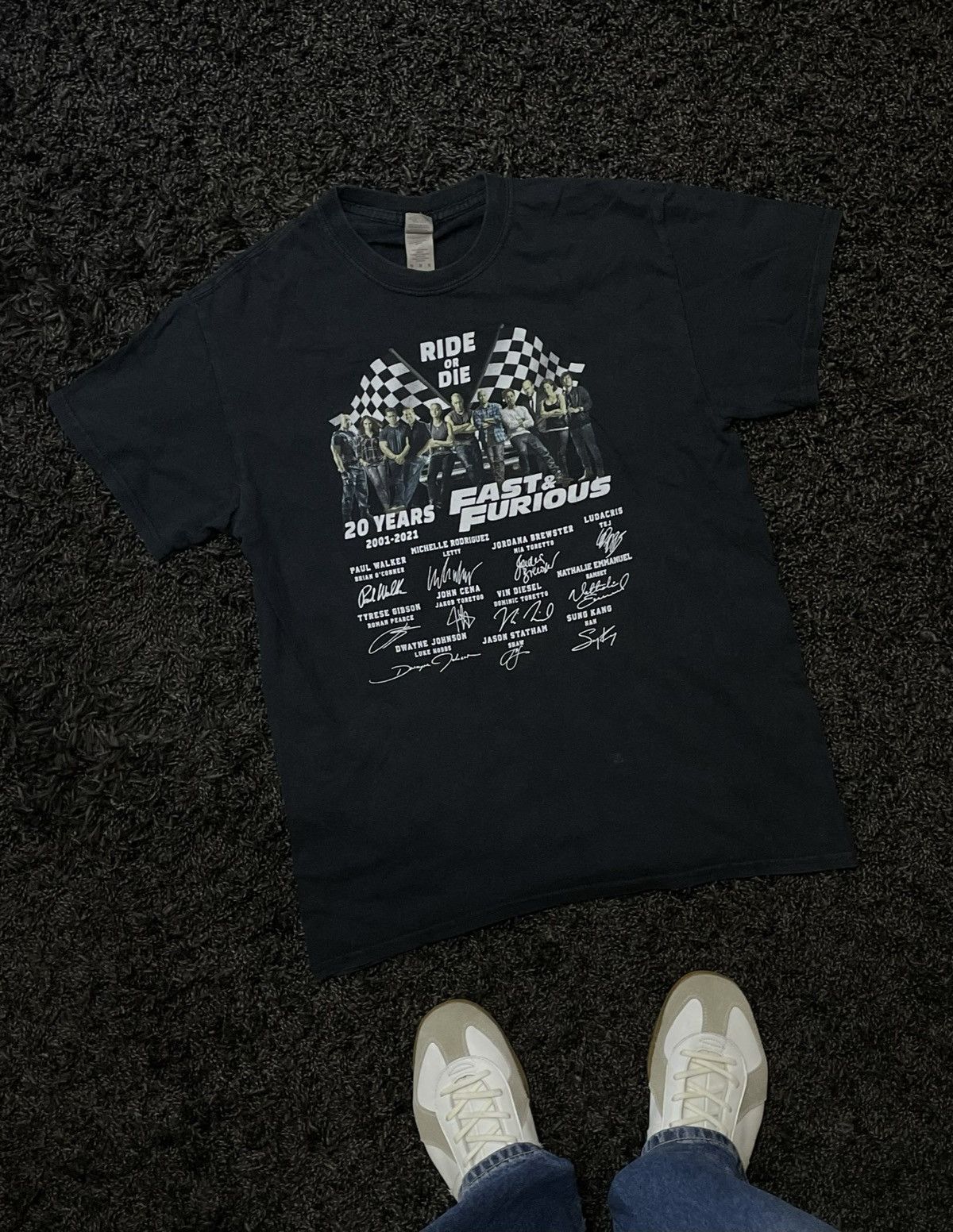Vintage Vintage Fast Furious Movie Promo tee Y2K Ride or Die Tokyo Size US L / EU 52-54 / 3 - 3 Thumbnail