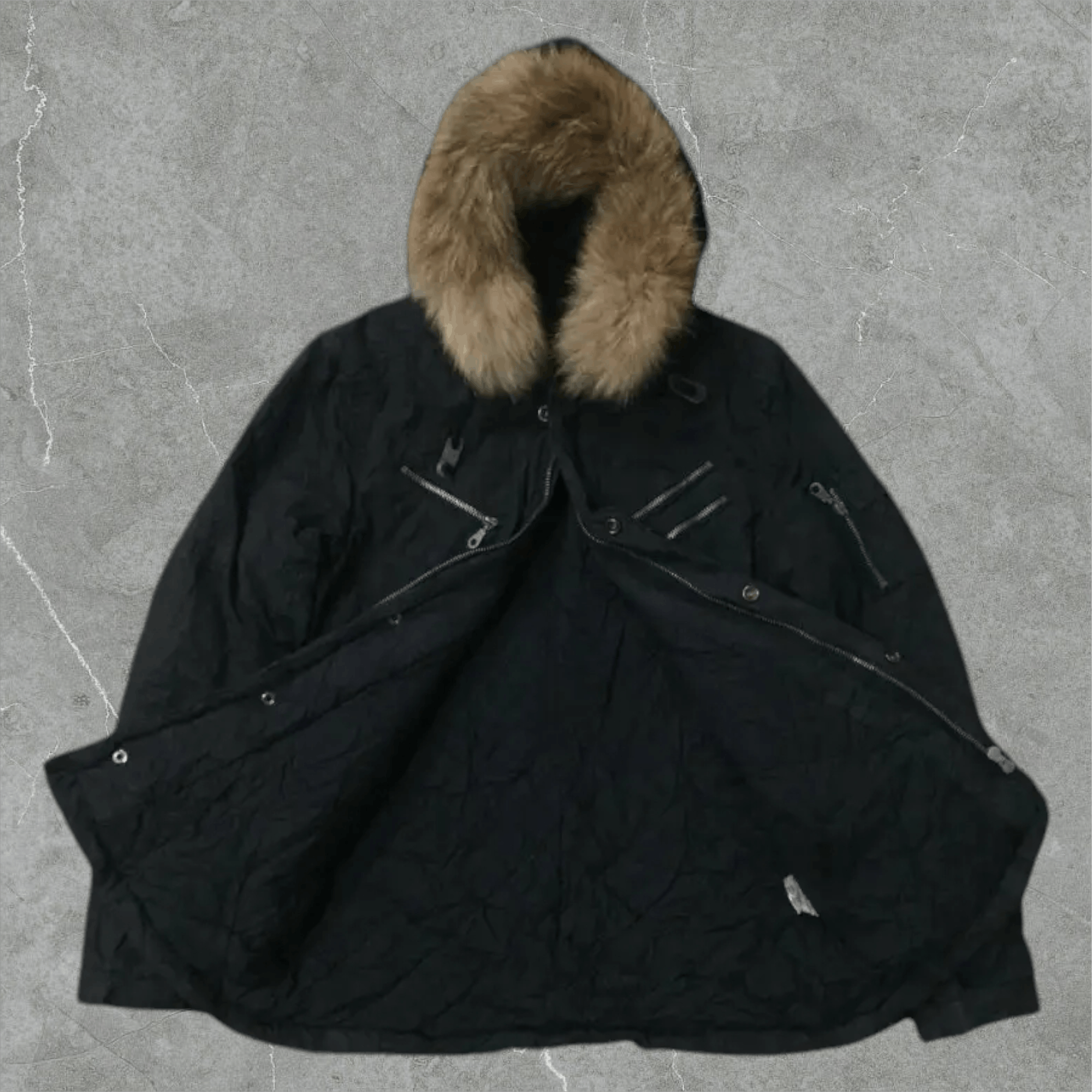 In The Attic IN THE ATTIC FUR GOTH PUNK JACKET IFSIXWASNINE LGB STYLE Size US M / EU 48-50 / 2 - 2 Thumbnail