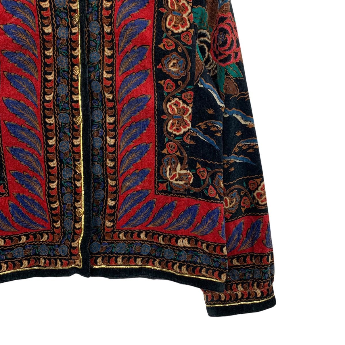 Japanese Brand SAXTON HALL Japan Bohemian Oriental Style Jacket #1820-C22 Size M / US 6-8 / IT 42-44 - 4 Thumbnail