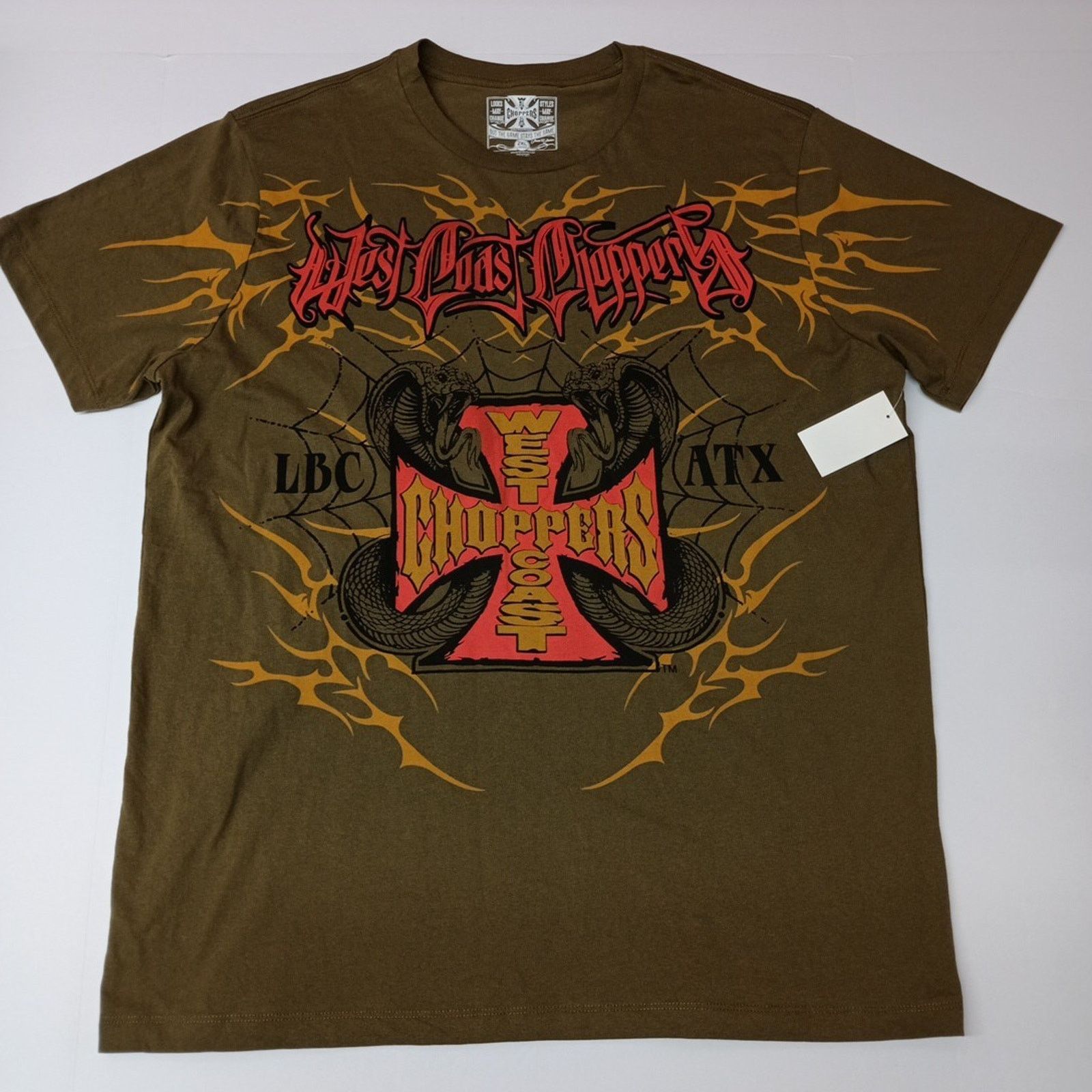 Other West Coast Choppers T-shirt Olive Green Size 2XL (50-52) NWT Size US XXL / EU 58 / 5 - 1 Thumbnail