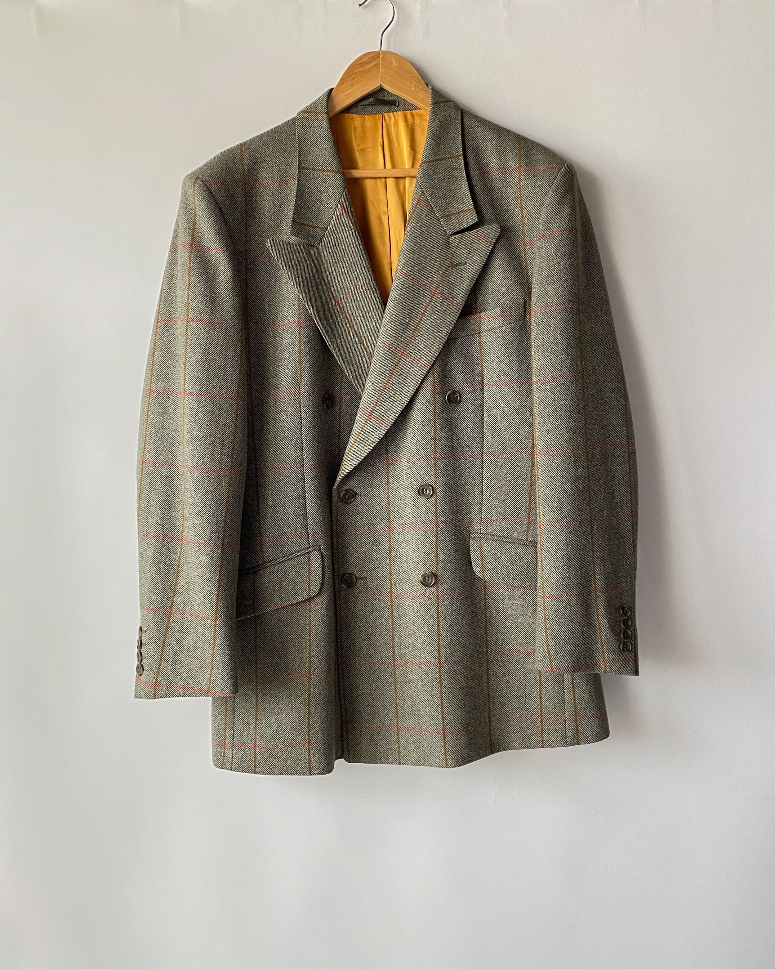 Crombie Vintage Crombie Wool Double Breasted Suit Size 42R - 2 Thumbnail