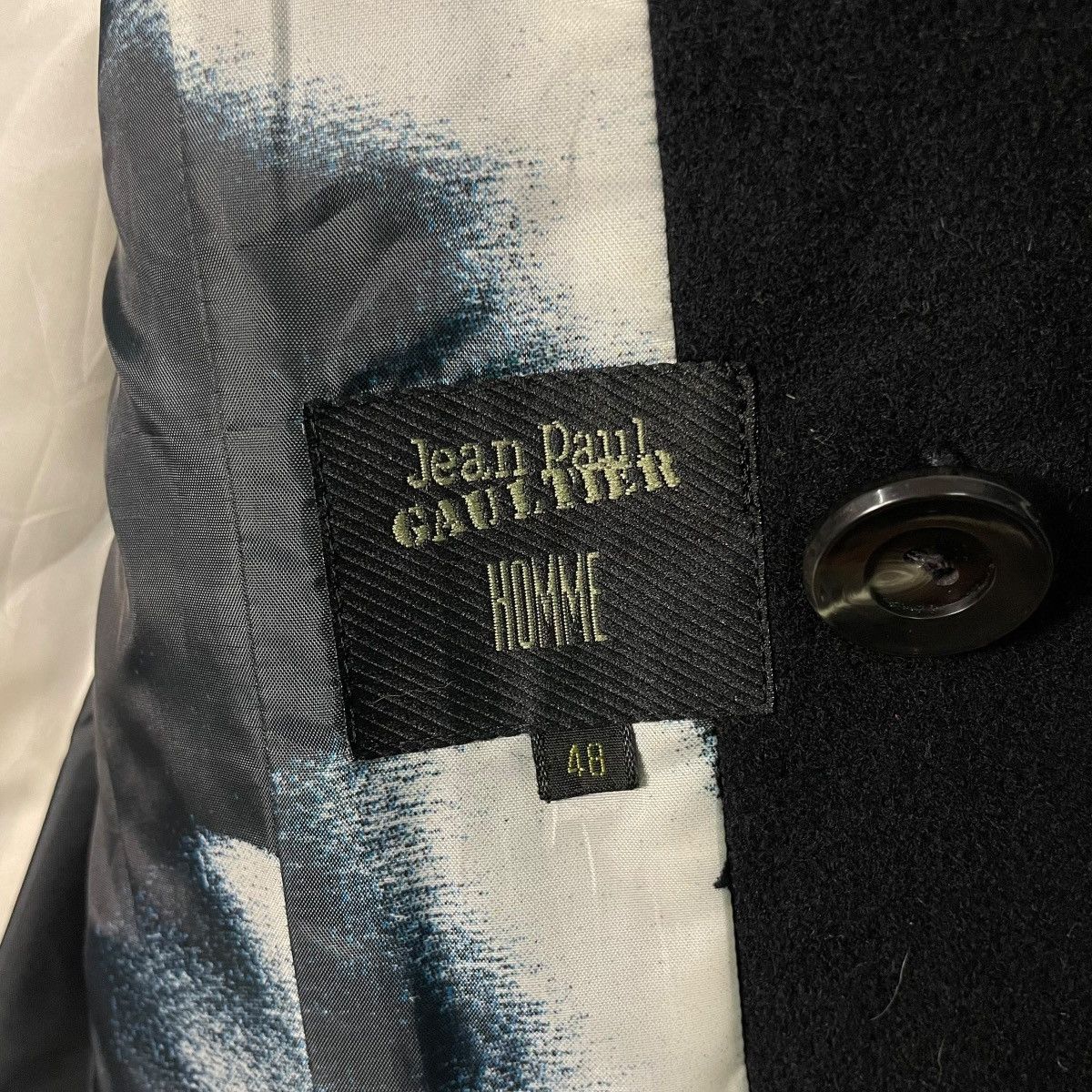 Jean Paul Gaultier Jean Paul Gaultier Homme Double Breasted Wool Overcoat Size US M / EU 48-50 / 2 - 16 Thumbnail