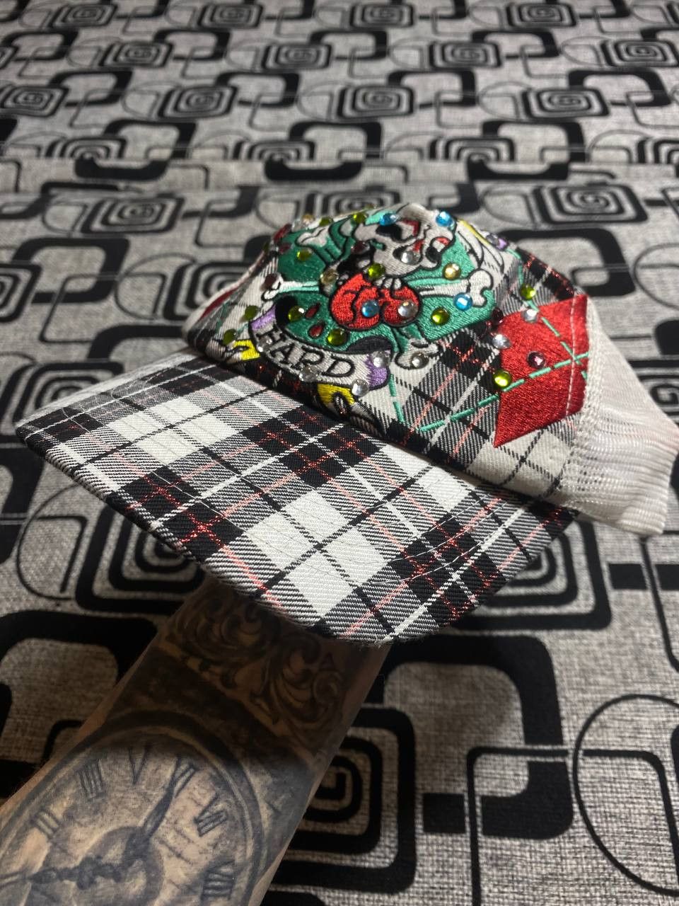Ed Hardy × Vintage Vintage Fur Faux Fuzzy Y2k Ushanka Hat Size ONE SIZE - 3 Thumbnail