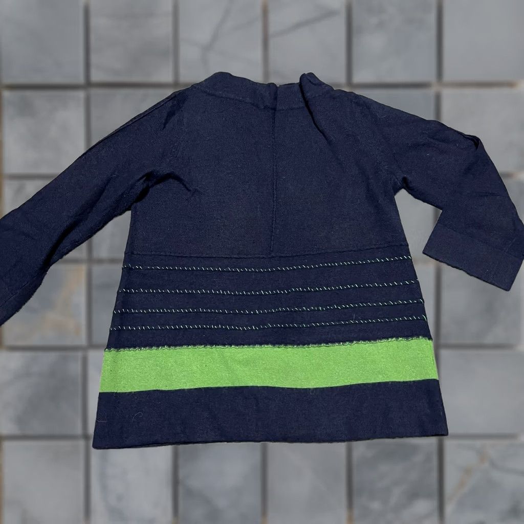Vintage Anthropologie Field Flower Sweater Womens XS Lambswool Cashmere Blend Blue Size XS / US 0-2 / IT 36-38 - 1 Thumbnail