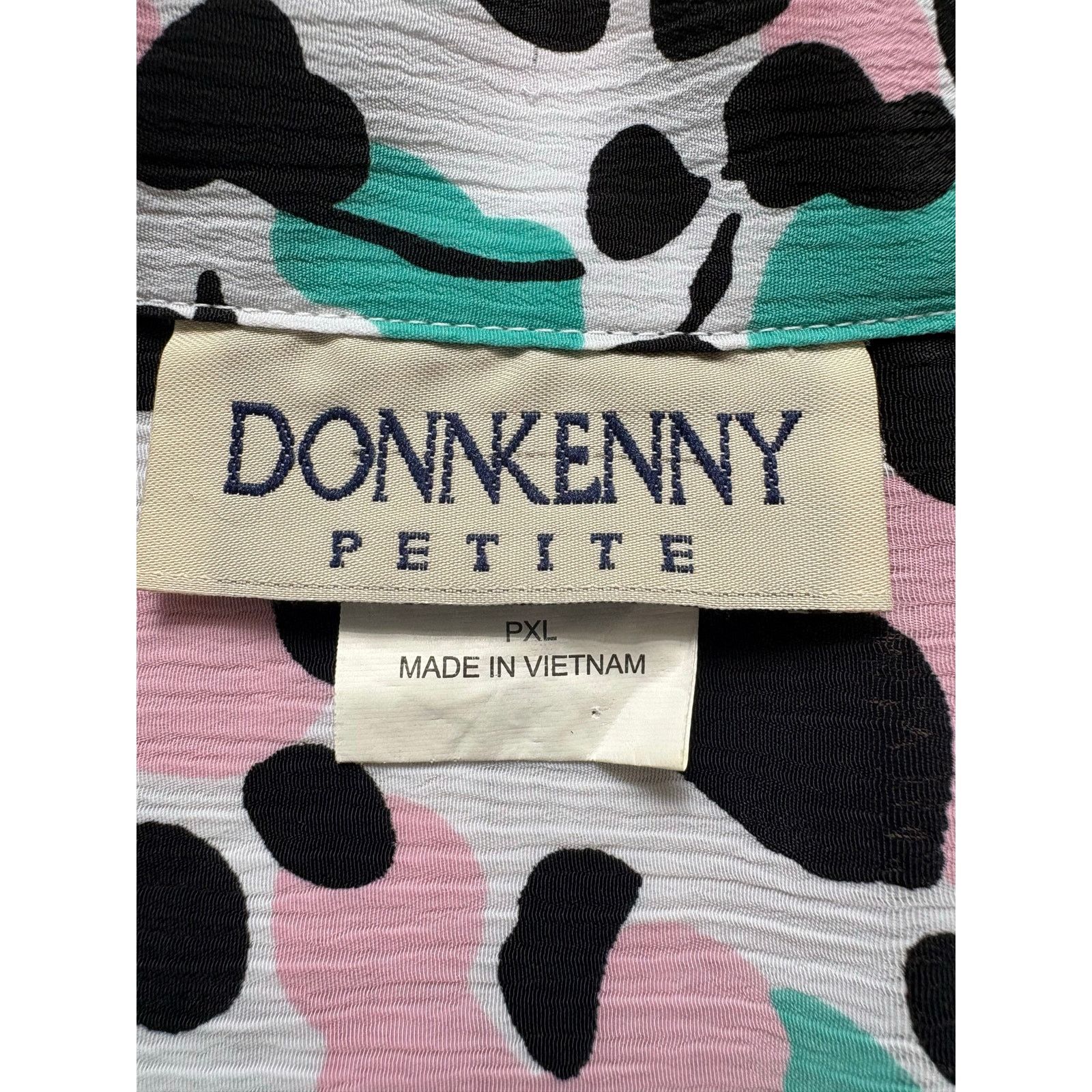 Other Donnkenny | Petite Multicolor Button Down Shirt | PXL Size XL / US 12-14 / IT 48-50 - 3 Thumbnail