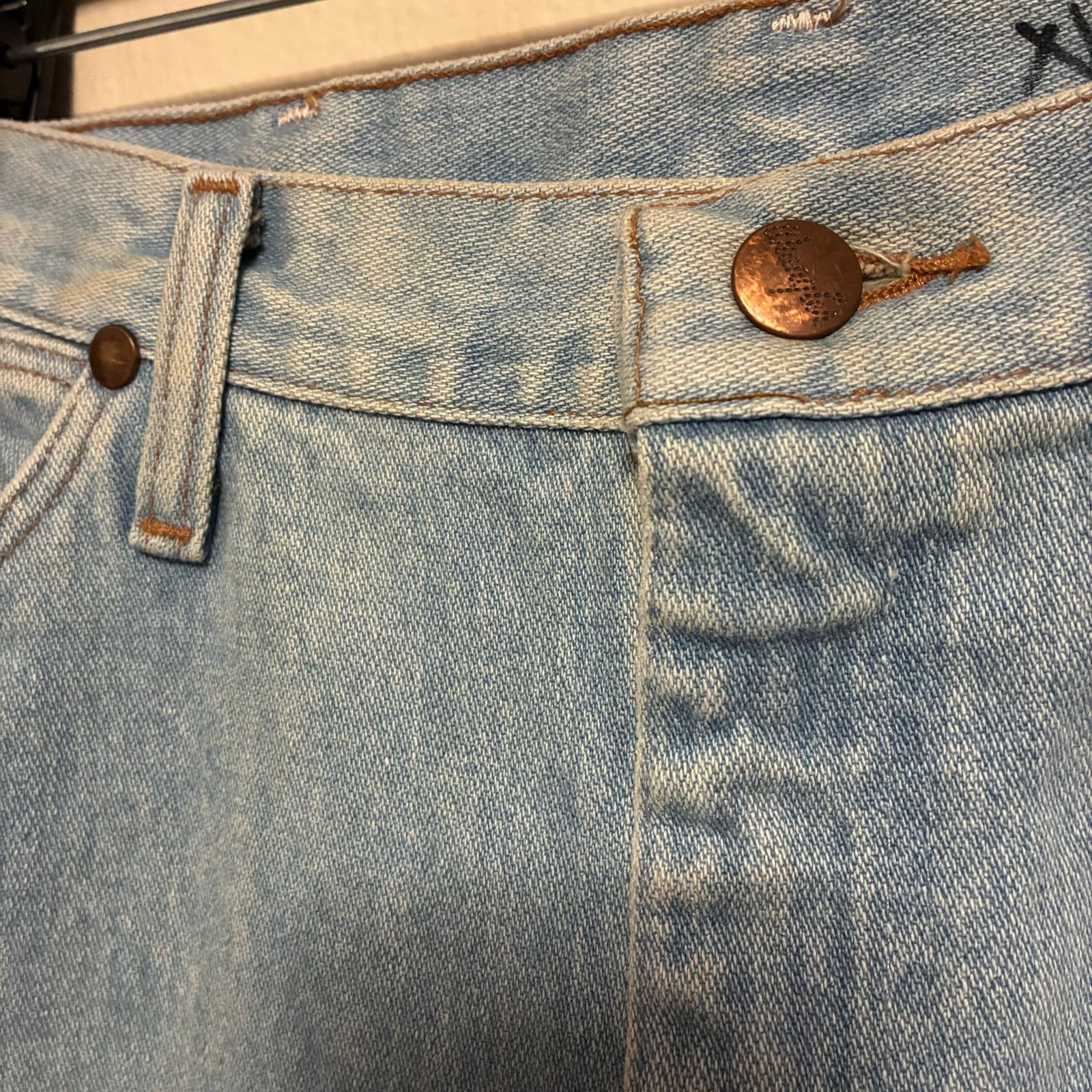 Wrangler NWT! Vintage Wrangler Gold Buckle USA Womens Size 11 x 36 Size 29" - 7 Thumbnail