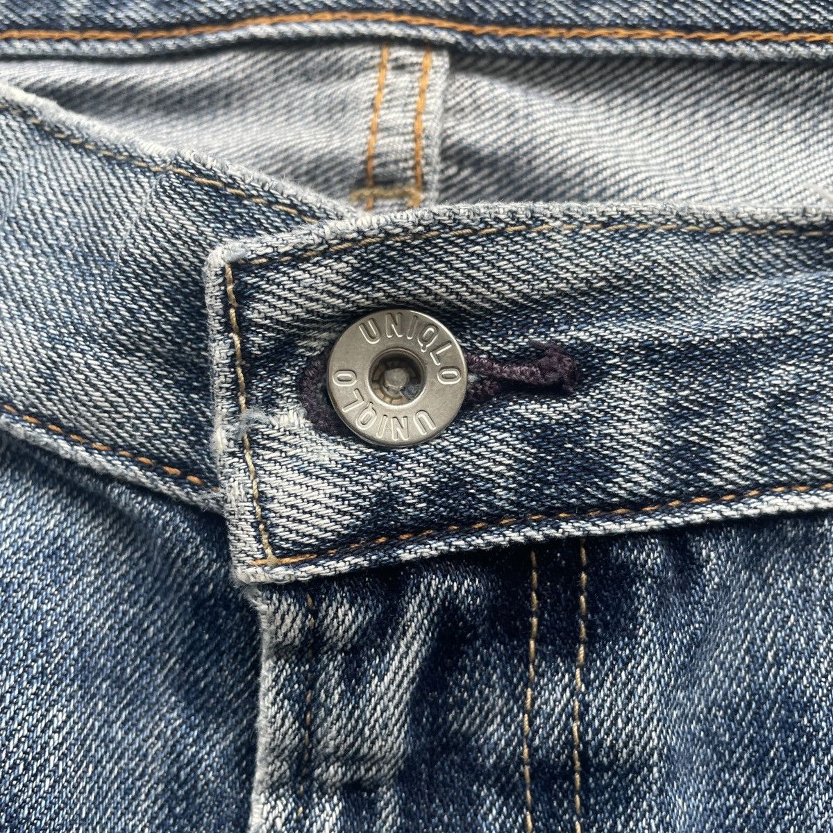 Japanese Brand × Jean × Vintage Vintage Faded Japanese Brand Denim Jeans Pants W35x30 Size US 35 - 7 Thumbnail