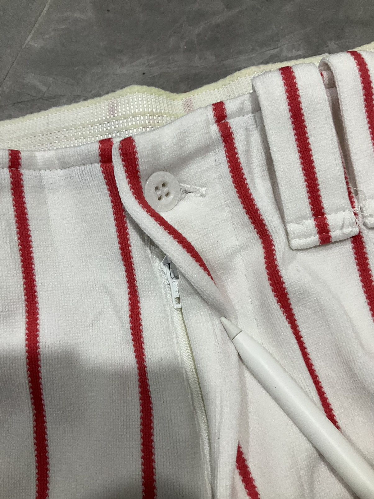 Descente × MLB × Vintage VINTAGE DESCENTE STRIPE R/White BASEBALL TEAMS JAPAN 🇯🇵 Size US 31 - 5 Thumbnail