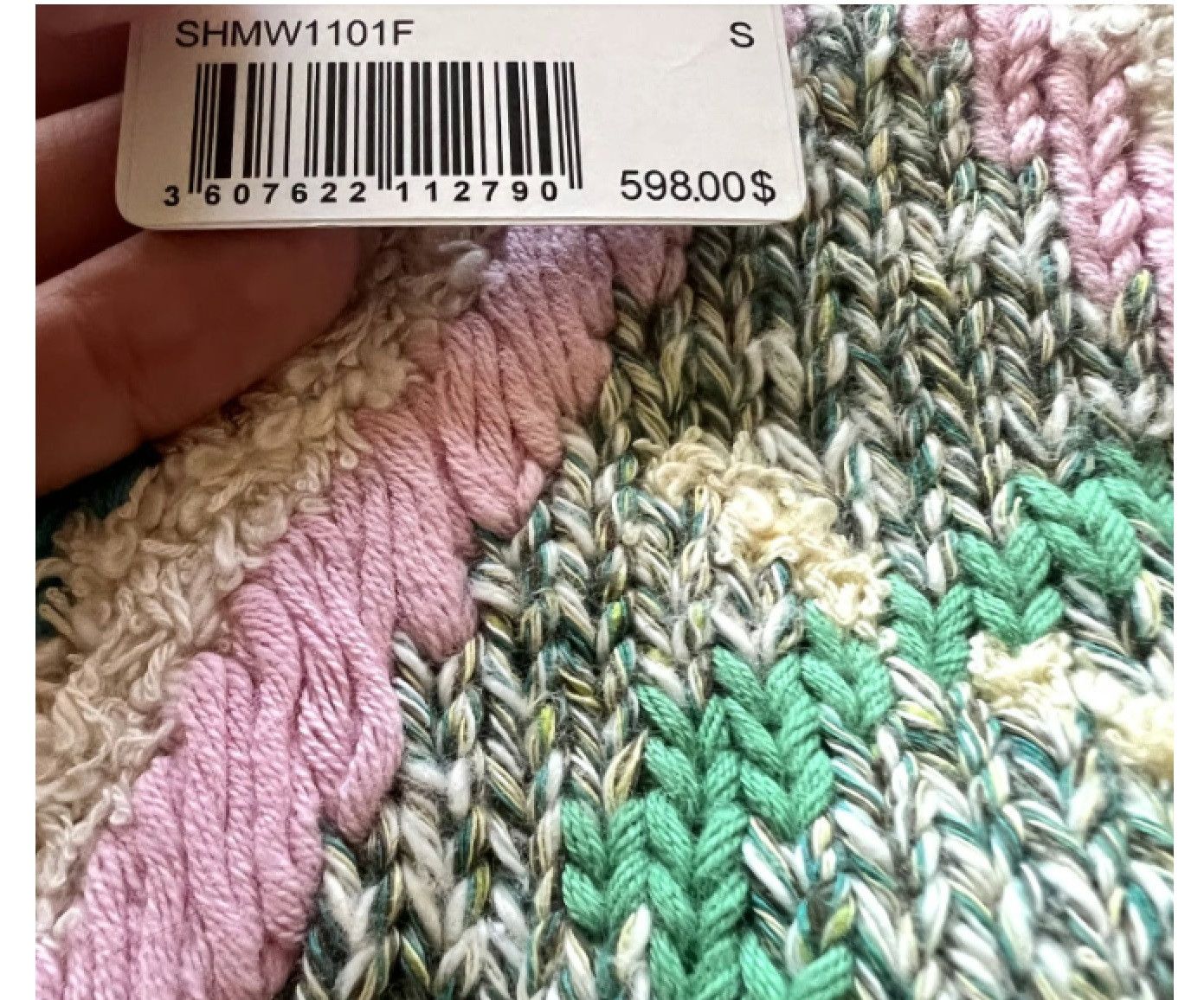 Zadig & Voltaire Sonny Kilim Carpet Intarsia Pullover Size XS / US 0-2 / IT 36-38 - 8 Thumbnail