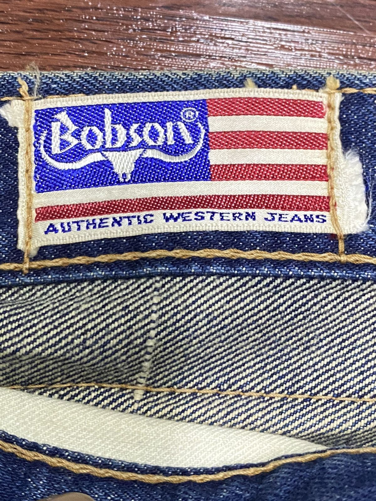 Vintage Vintage Bobson Authentic Western Jeans Mud Wash Loose Jeans Size US 31 - 11 Thumbnail