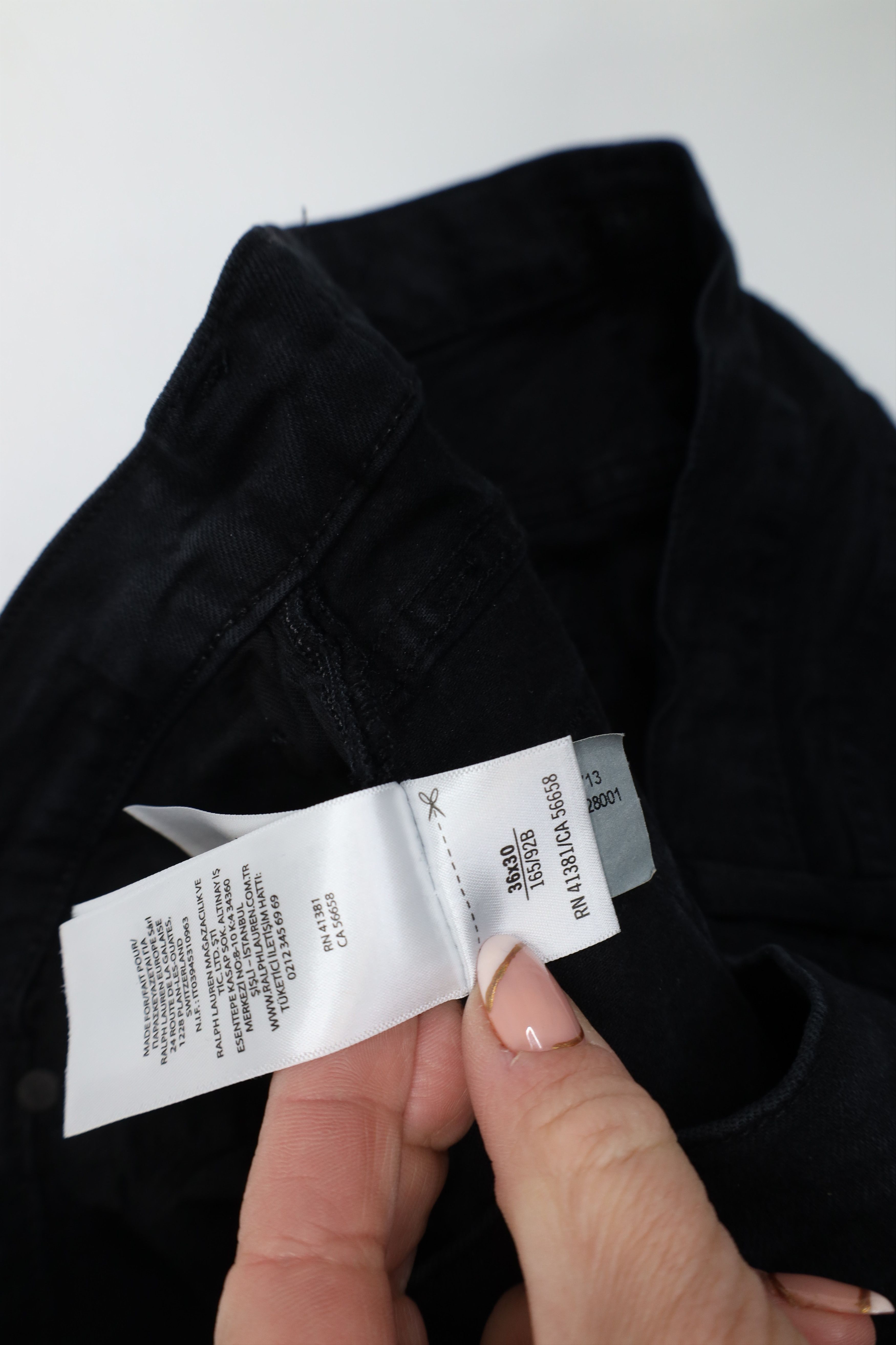 Ralph Lauren Vintage Ralph Lauren Stretch Wide Leg Denim Jeans Black Size US 36 / EU 52 - 7 Thumbnail