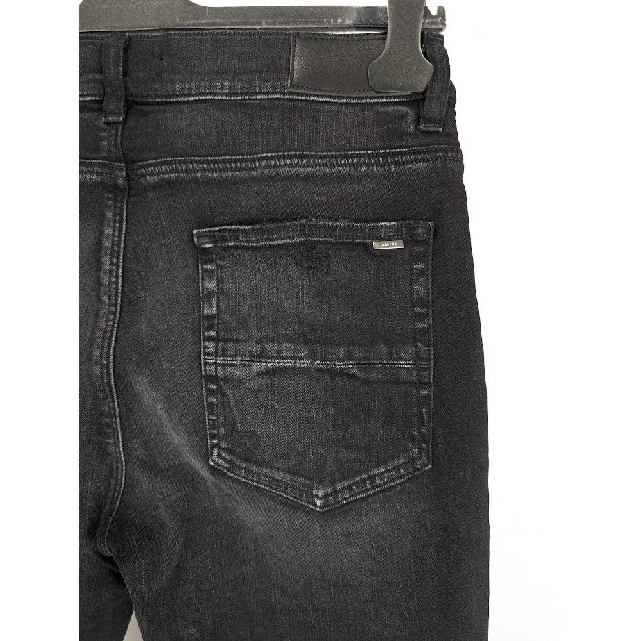Amiri o1rshd1 Rainbow Paisley Thrasher Jeans in Aged Black Size US 34 / EU 50 - 18 Thumbnail