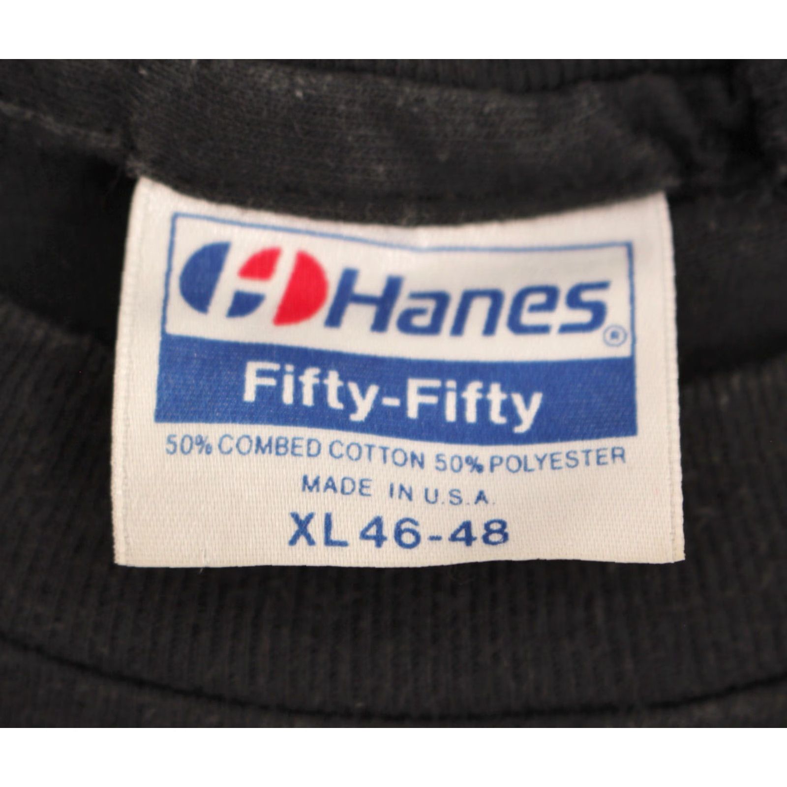 Hanes Hanes VTG 80s T Shirt Black B-1 Bomber Kansas Size L-XL Men Tshirt 1980s Cotton Blend Vintage Shirt Size US L / EU 52-54 / 3 - 4 Thumbnail