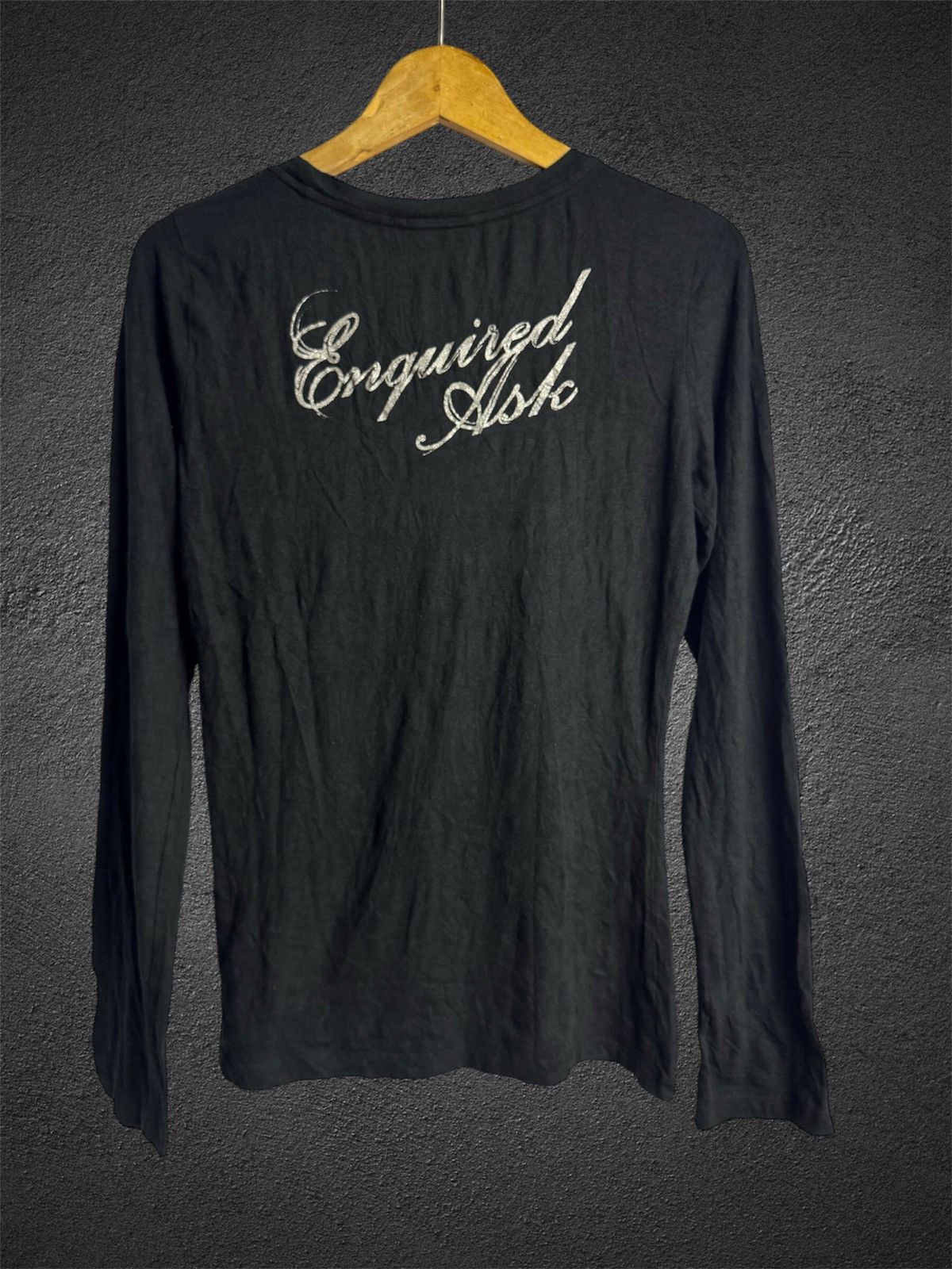 Yasuyuki Ishii Japanese England Poem Ask Enquired Long Sleeve Gothic Size US M / EU 48-50 / 2 - 2 Thumbnail