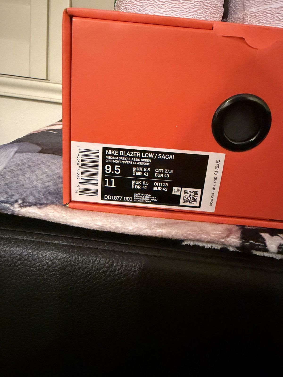 Nike × Sacai Nike x Sacai Blazer Low Classic Green Size US 9.5 / EU 42-43 - 6 Thumbnail