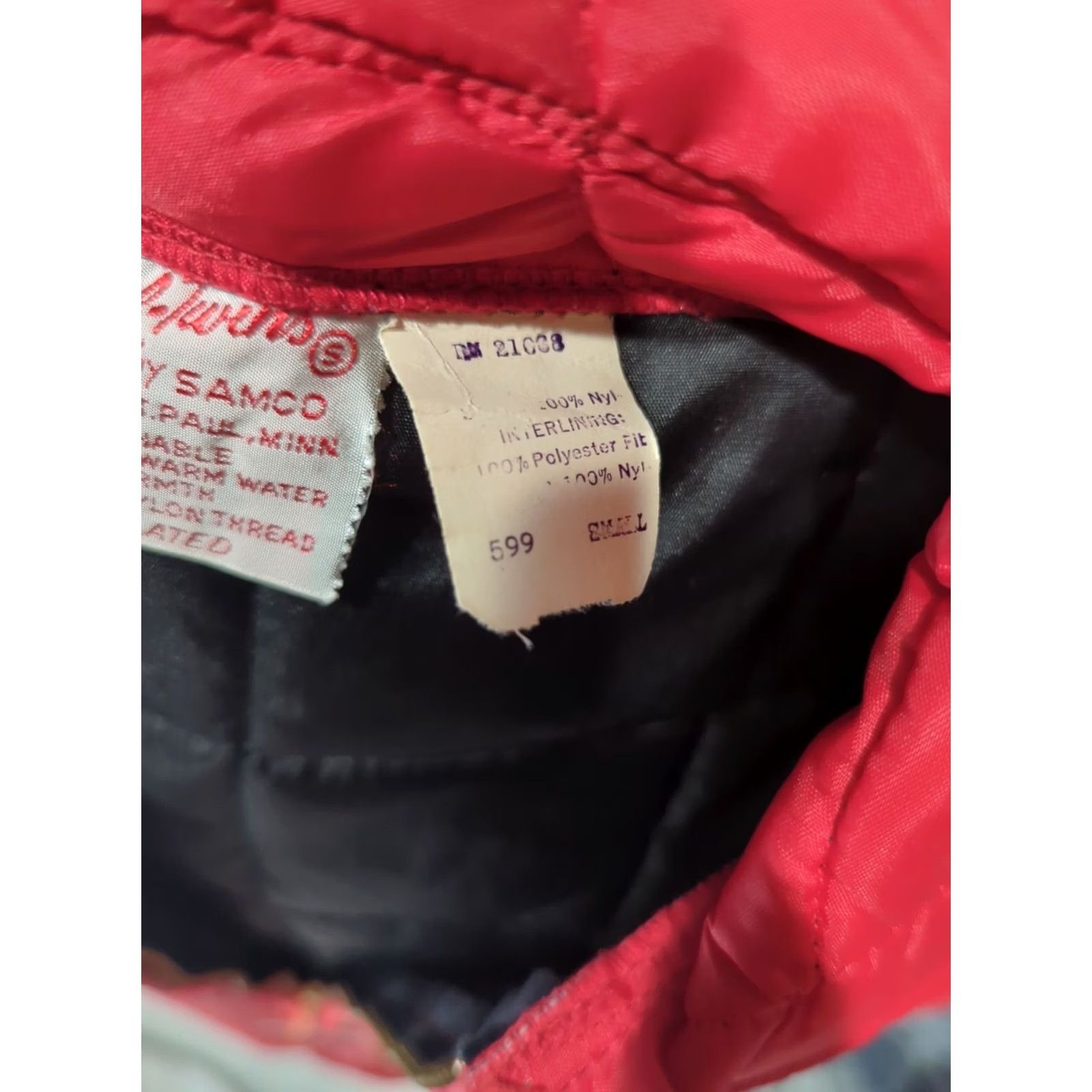 Twins VINTAGE 70s Thermal Twins Samco Dacron 88 Quilted Jacket Mens Small Ski Coat Size US S / EU 44-46 / 1 - 8 Thumbnail