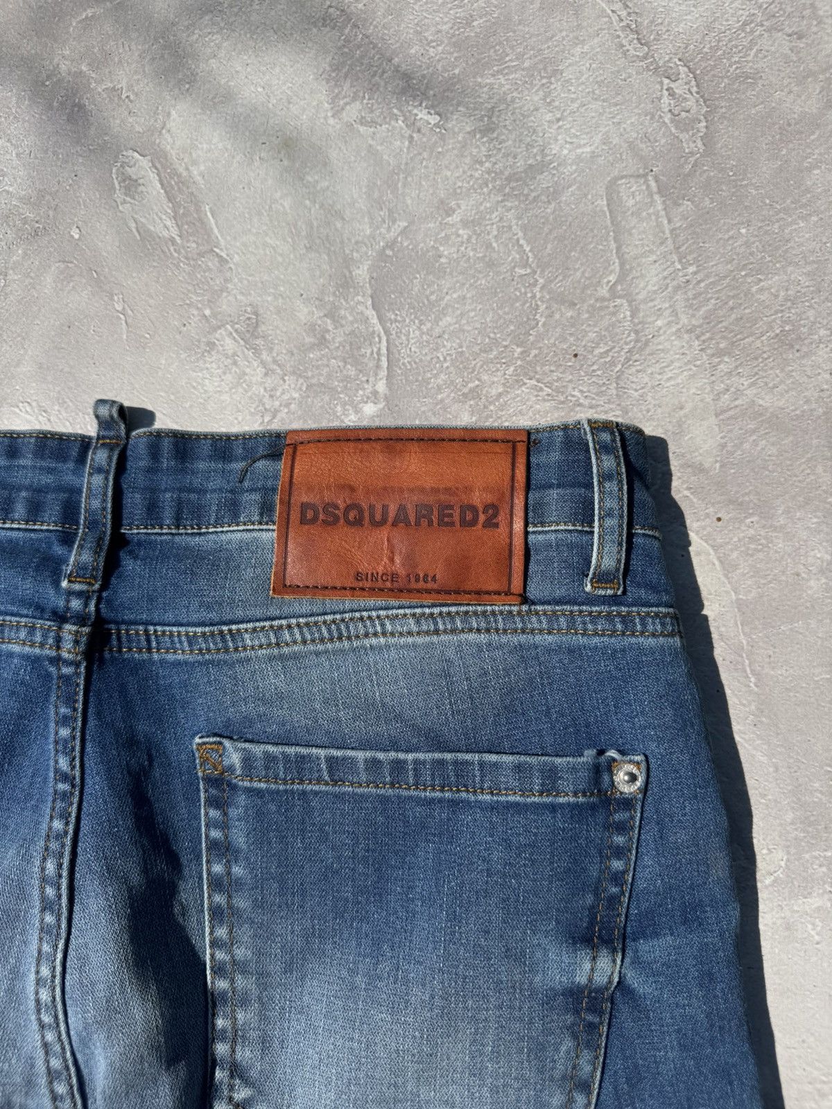 Dsquared2 Dsquared2 Distressed Effect Y2k Slim Fit Men's Jeans Size US 32 / EU 48 - 16 Thumbnail