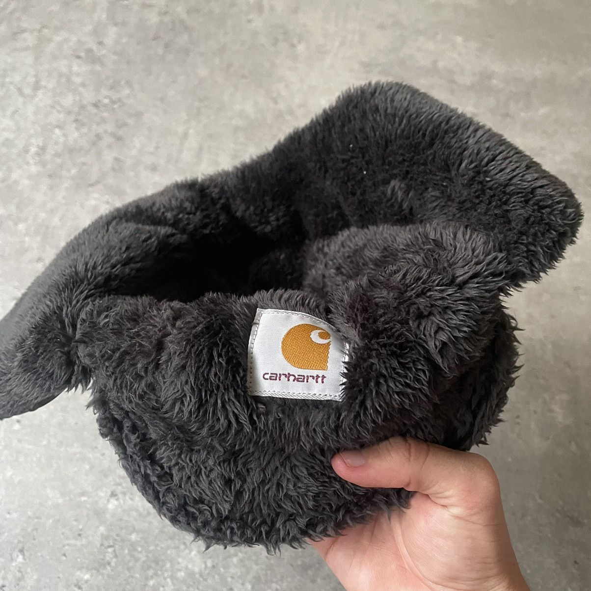 Carhartt × Carhartt Wip Carhartt Nylon Jackson Cap Y2K Ushanka Japanese Punk Mohair Size 32 - 3 Thumbnail
