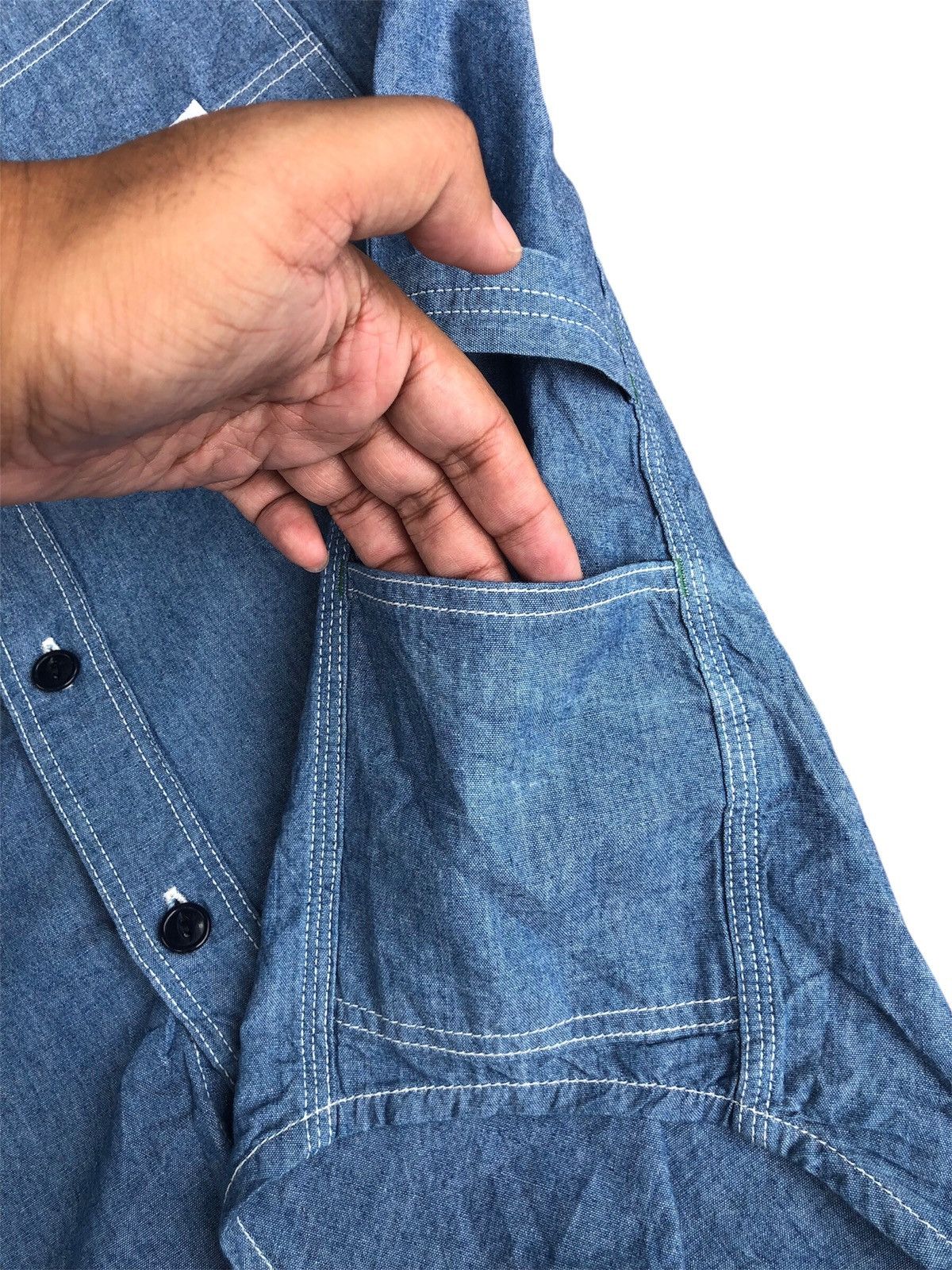 Sassafras Japanese Sassafras Diggin Shirt Denim Size US M / EU 48-50 / 2 - 13 Thumbnail