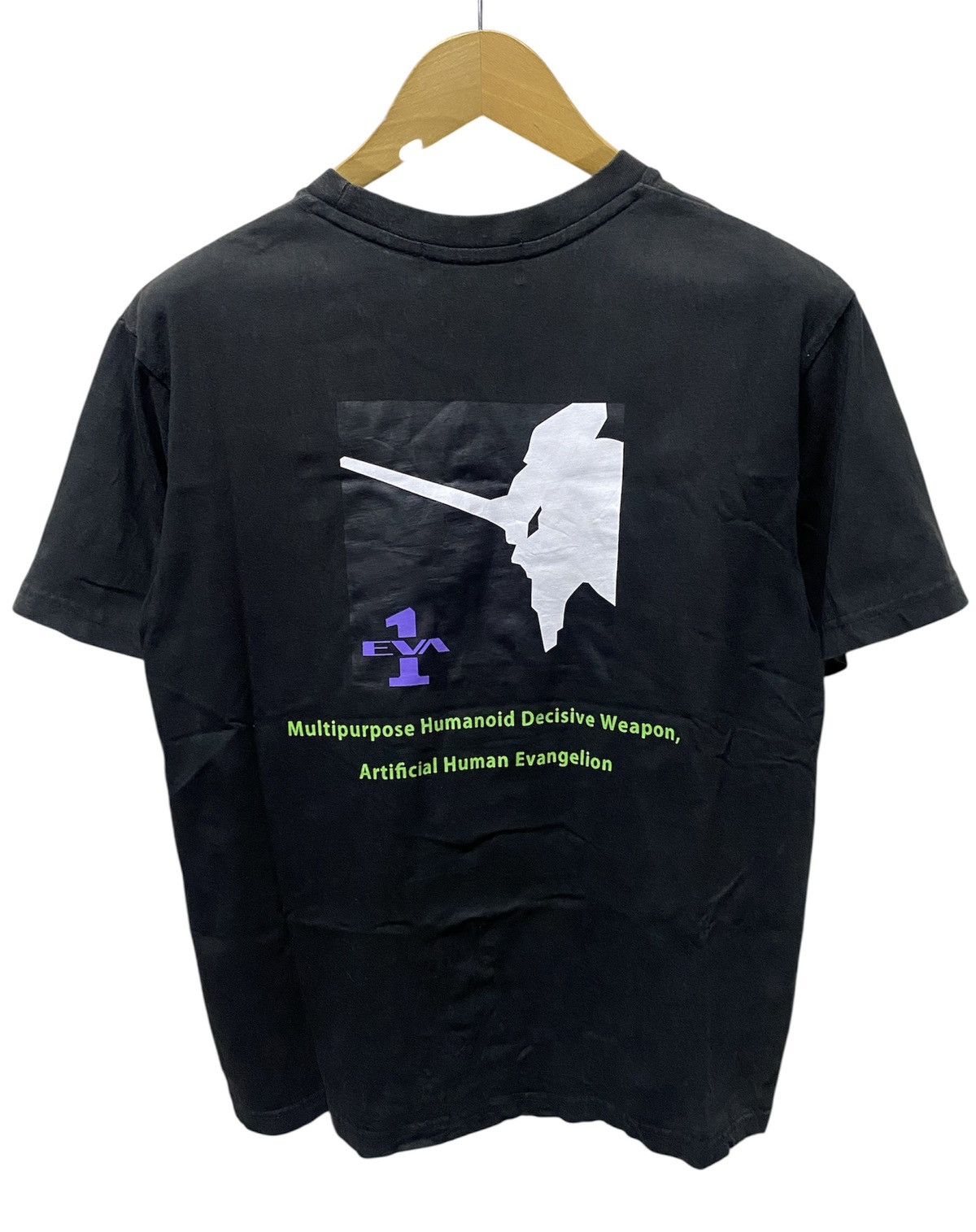 Anime Evangelion 1.0 You Are Not Alone Embroidered Anime Tee Size US M / EU 48-50 / 2 - 2 Thumbnail
