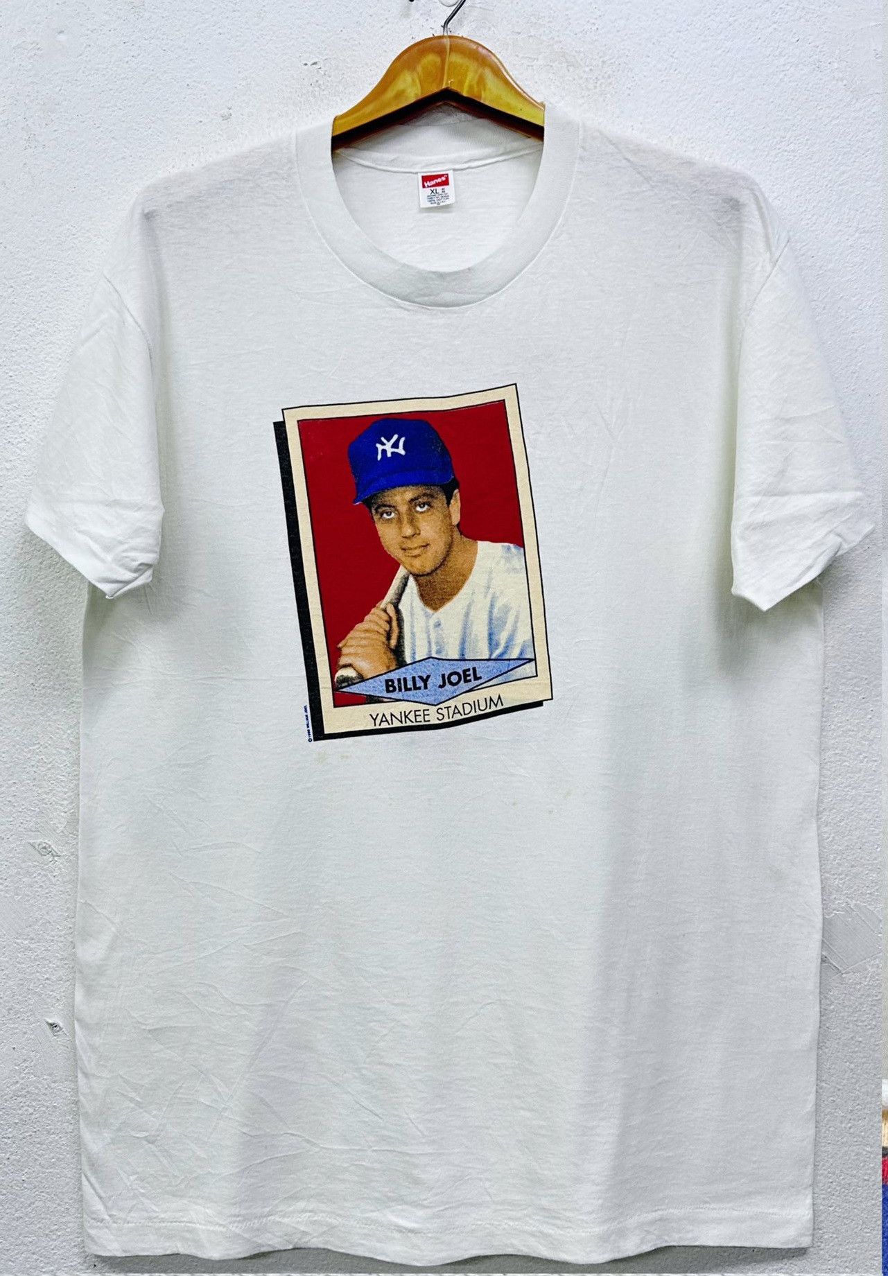 Vintage 90s Billy Joel Yankee Stadium Tour 1990 Size XL