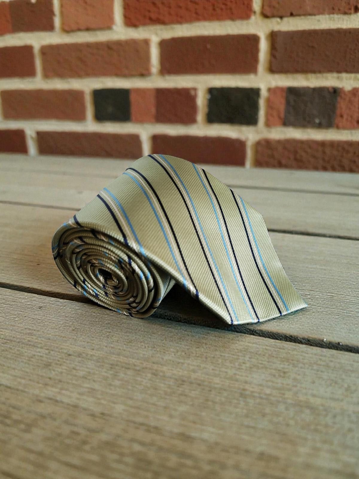 Other Geoffrey Beene 100% Silk Striped Tie Size ONE SIZE - 2 Thumbnail