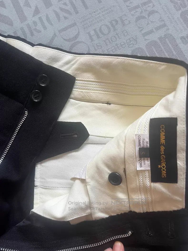 Comme des Garcons Comme Des Garcons size S Wool black shorts Size 23" - 3 Thumbnail