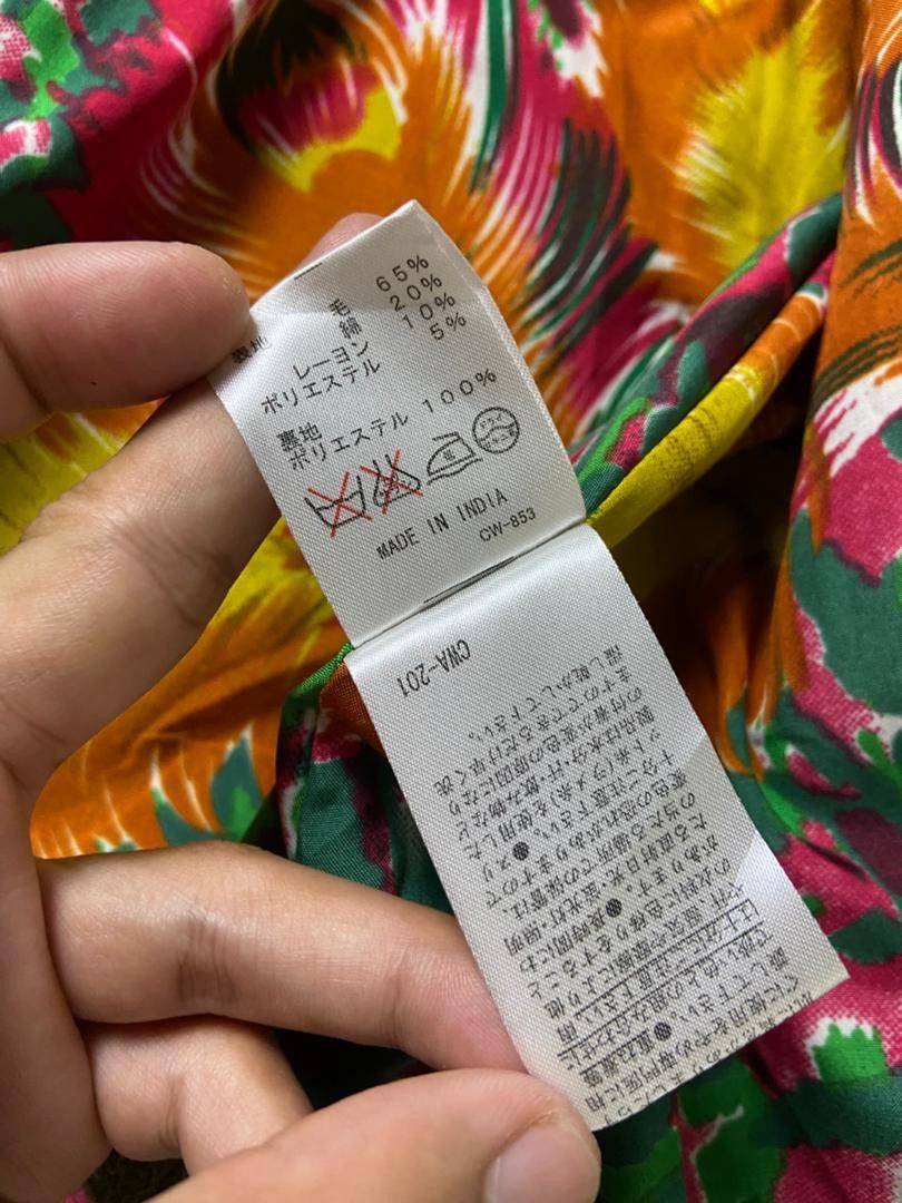 Japanese Brand Amina Wool Poncho Style Hooded Jacket (183) Size US XS / EU 42 / 0 - 4 Thumbnail