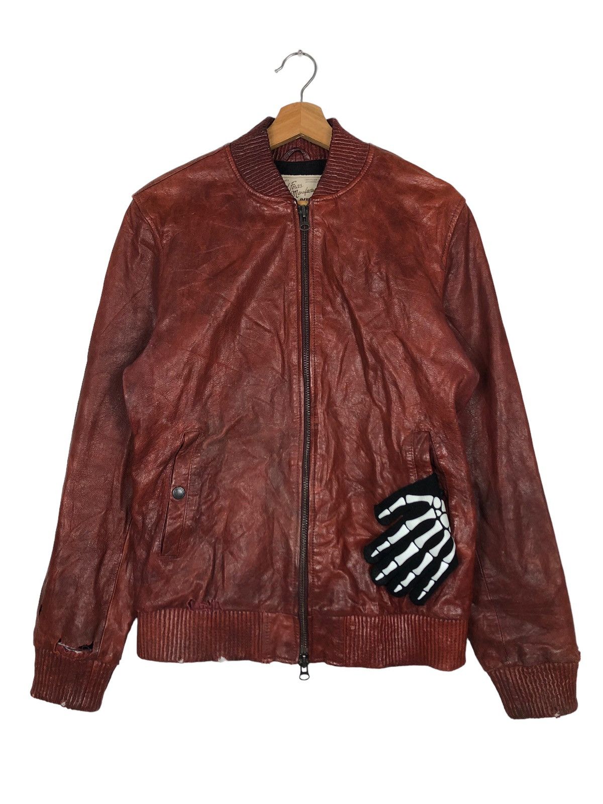 Avirex 🔥90’s VINTAGE GEUINE LEATHER BOMBER JACKET AVIREX USA Size US L / EU 52-54 / 3 - 1 Thumbnail