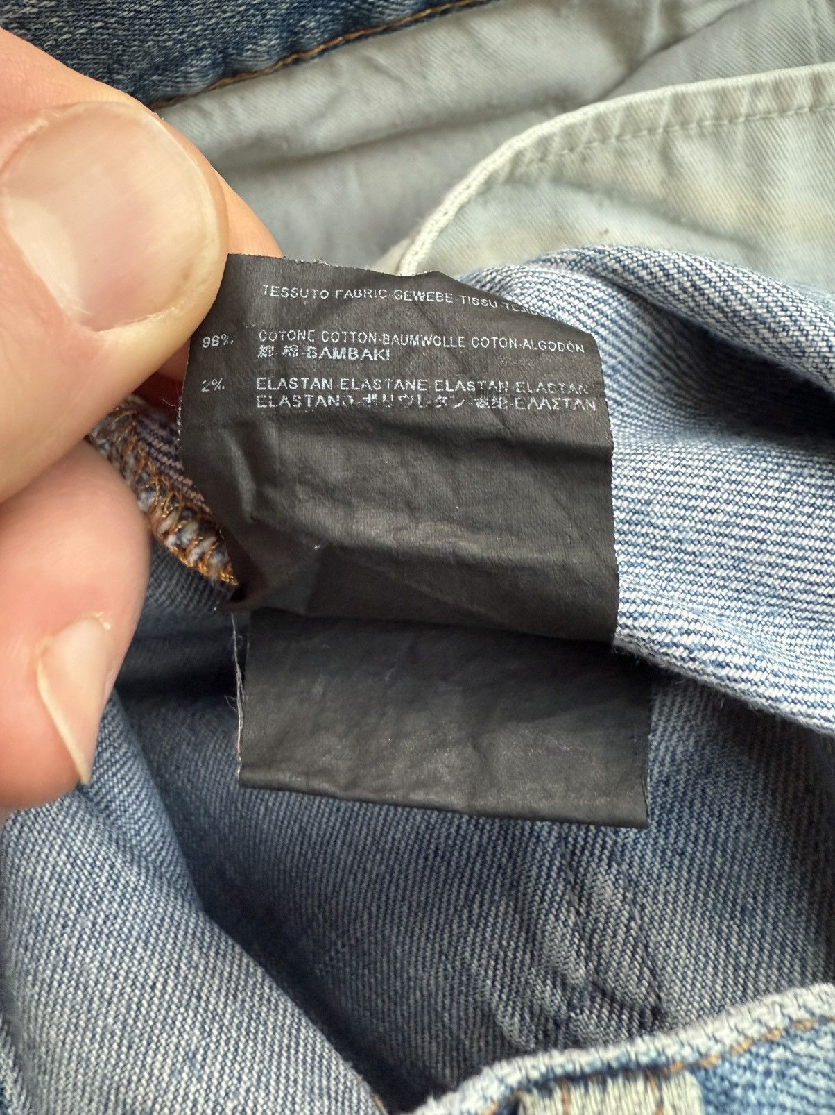 Saint Laurent Paris SS15 Saint Laurent Lenny Kravitz ripped denim jeans Hedi 31 Size US 31 - 25 Thumbnail
