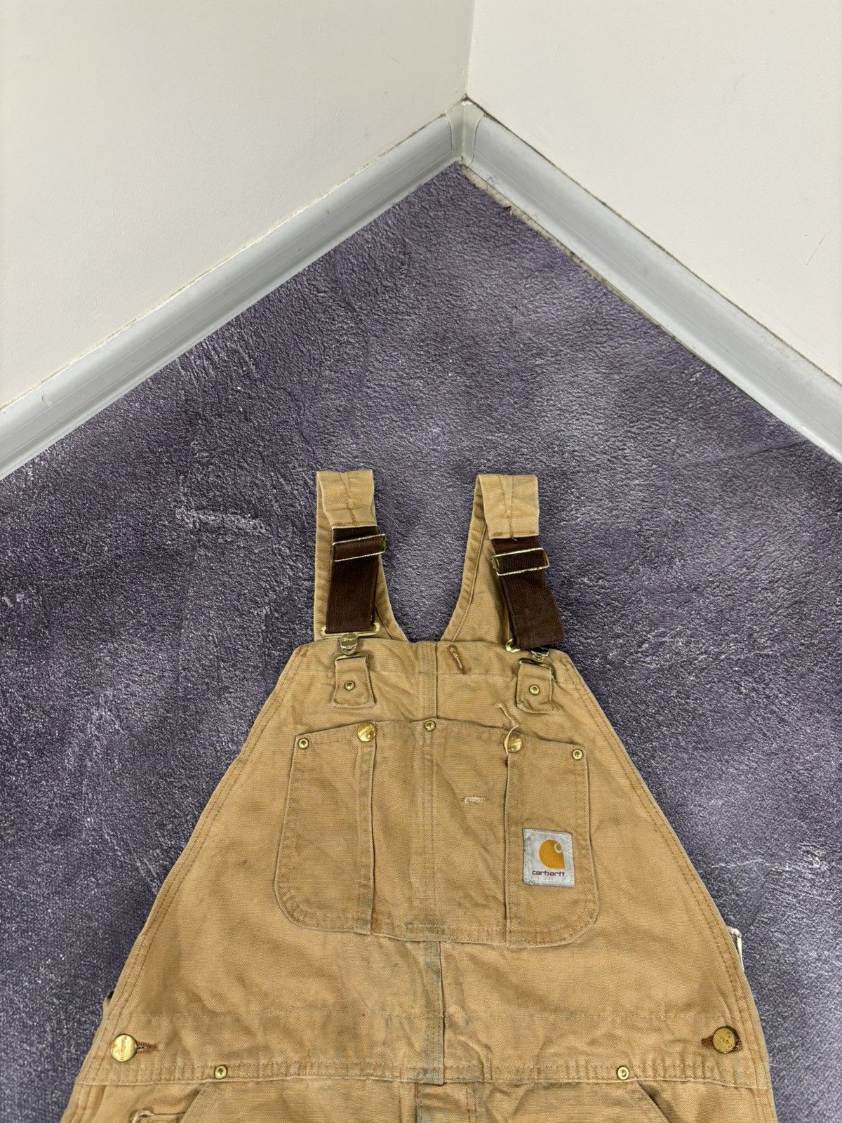 Carhartt Vintage Carhartt Double Knee USA 90s Hype Dad Work Overall Size US 38 / EU 54 - 10 Thumbnail