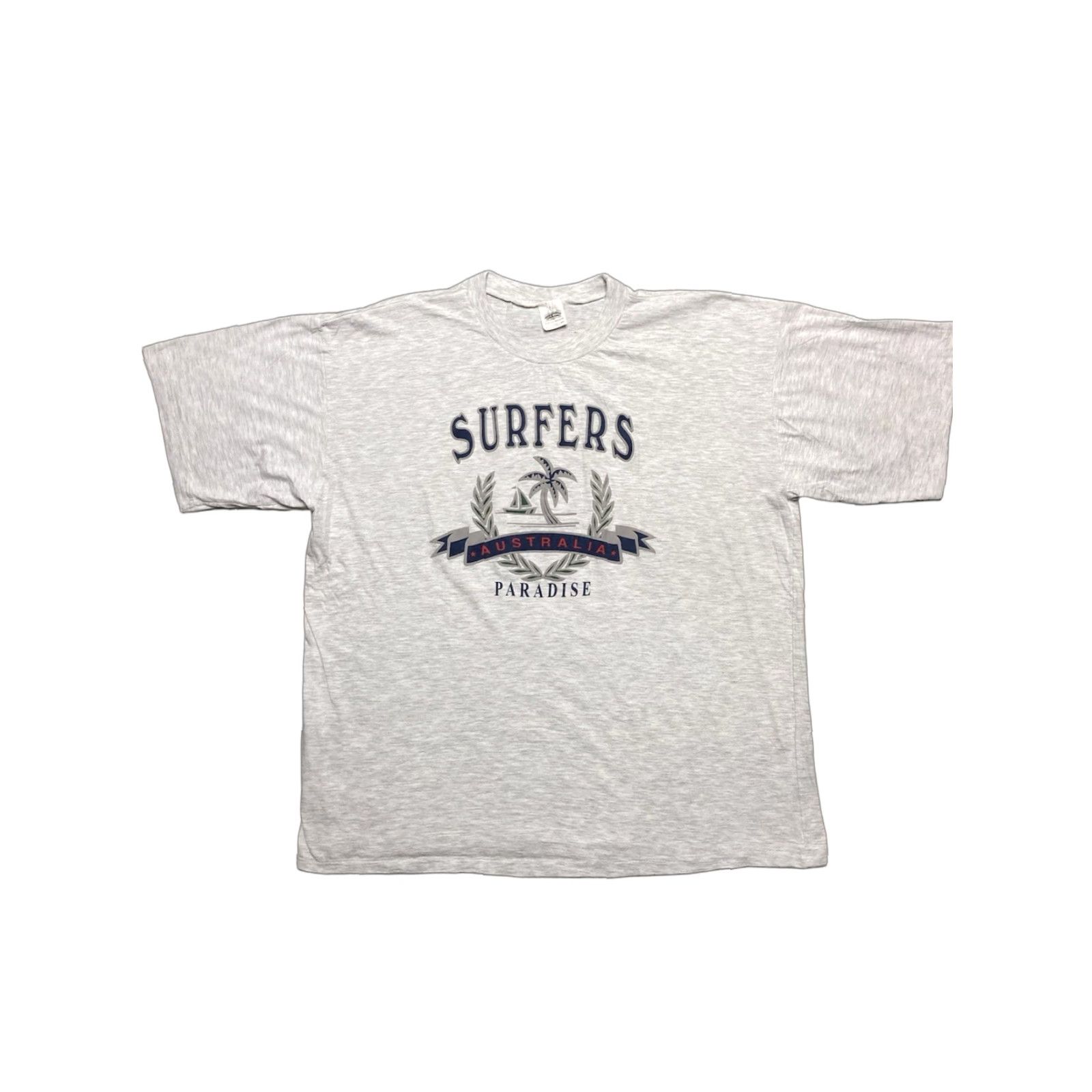Paradise VINTAGE 90s graphic t shirt surfers paradise Australia single stitch adult XL Shirt Mens Gray 90s Surfers Paradise Single Stitch XL Size US XL / EU 56 / 4 - 1 Thumbnail
